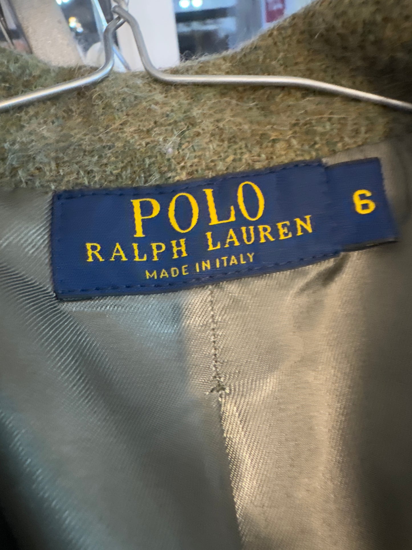 Sacou luxury cambrat Ralph Lauren din stofă plină de lana extrem de fină