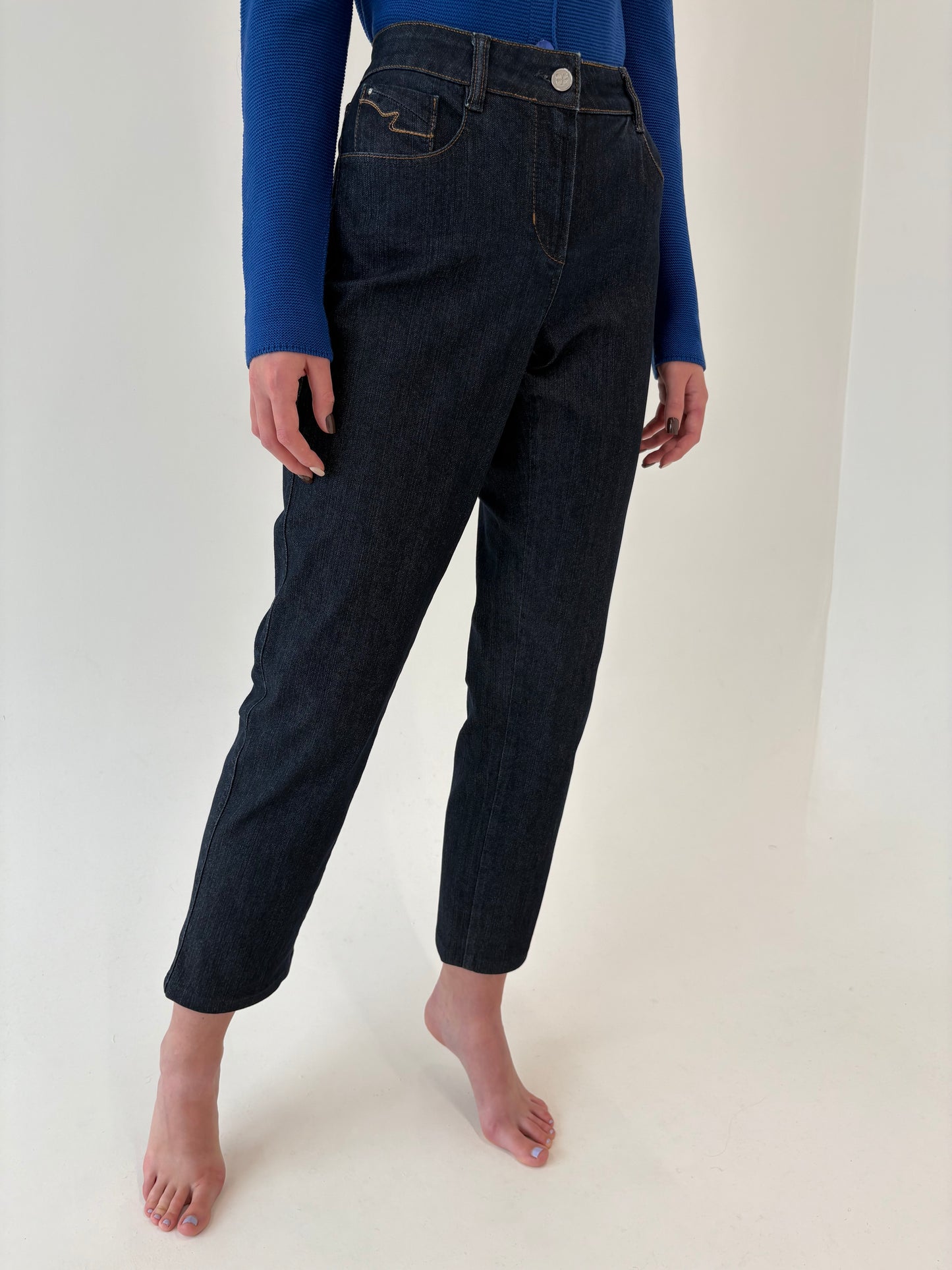 Jeans business modelator de brand super premium fără efect de prespalare
