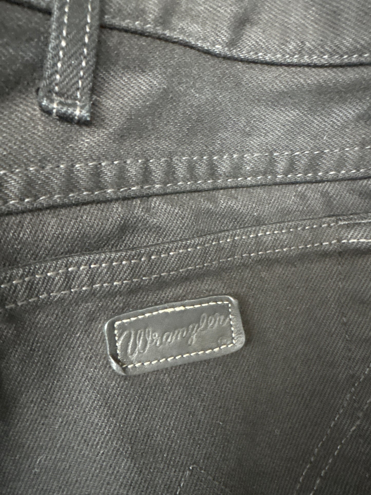 Jeans vintage premium negri straight leg cu talie înaltă