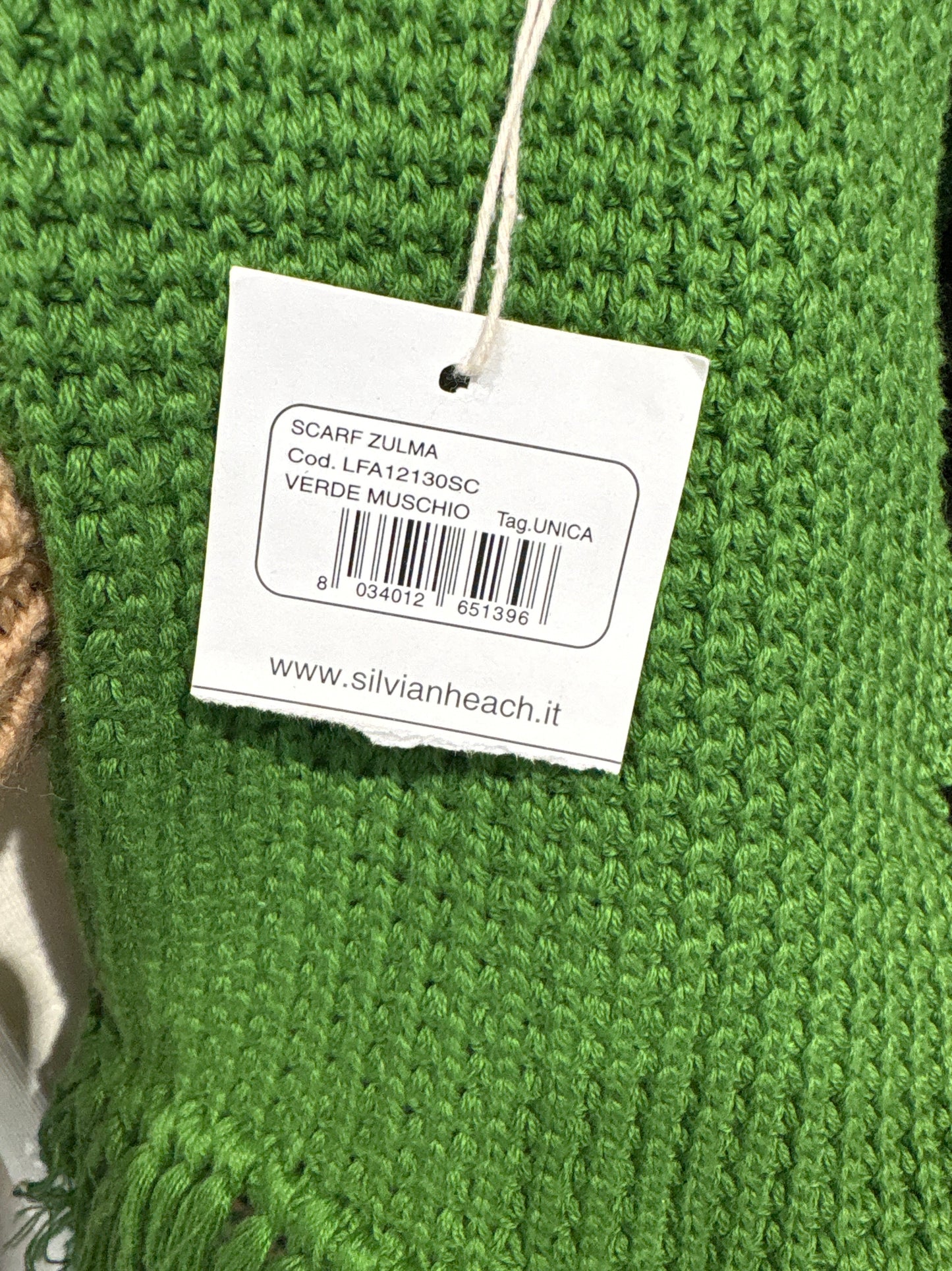 Fular nou Silvian Heach cu buzunare emerald green