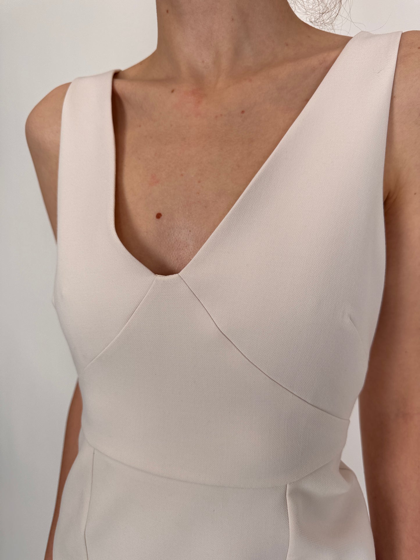 Rochie nouă luxury Ivy&Oak butter white cambrata