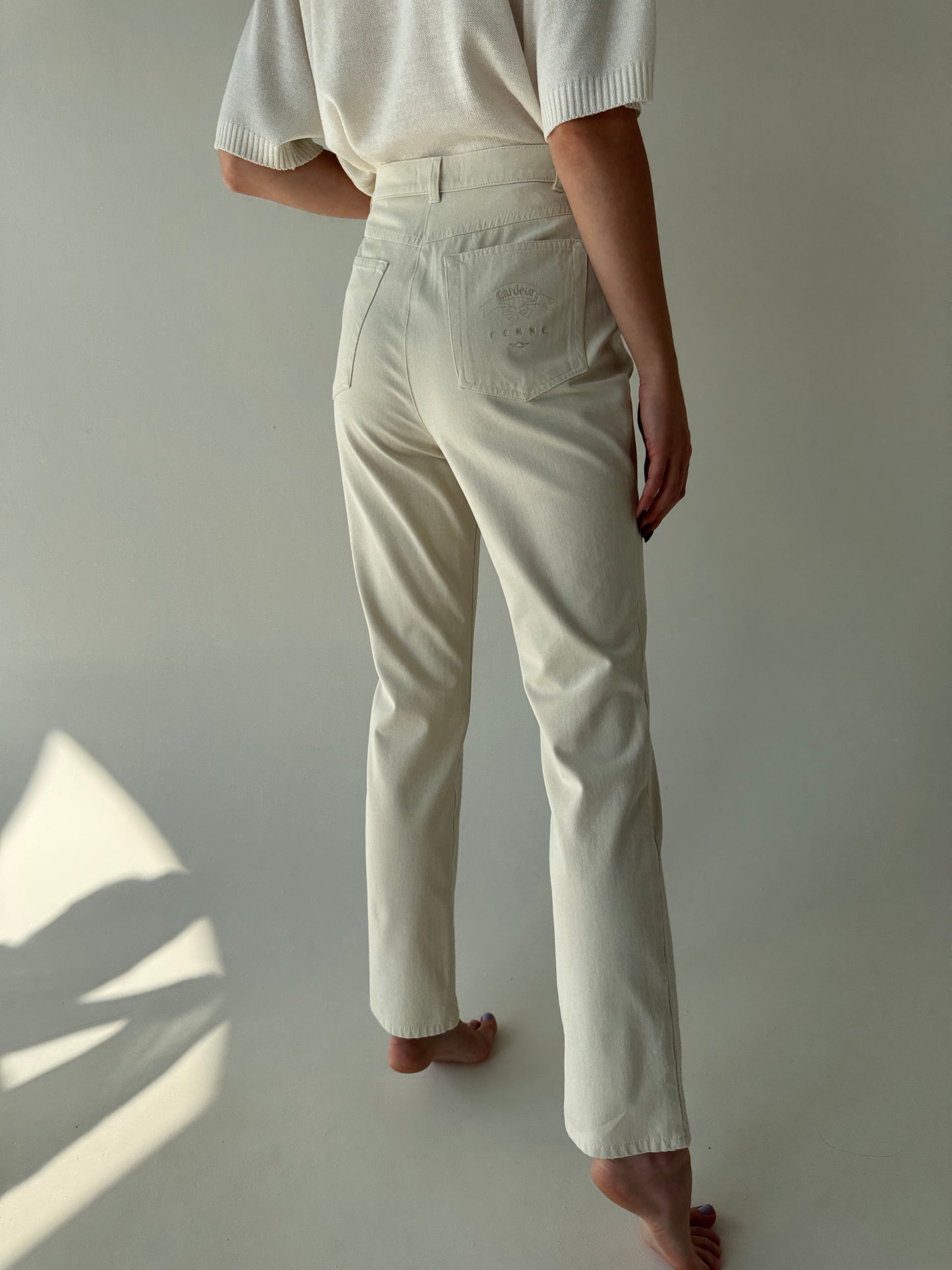 Jeans vintage ultra confort modelatori tall butter white