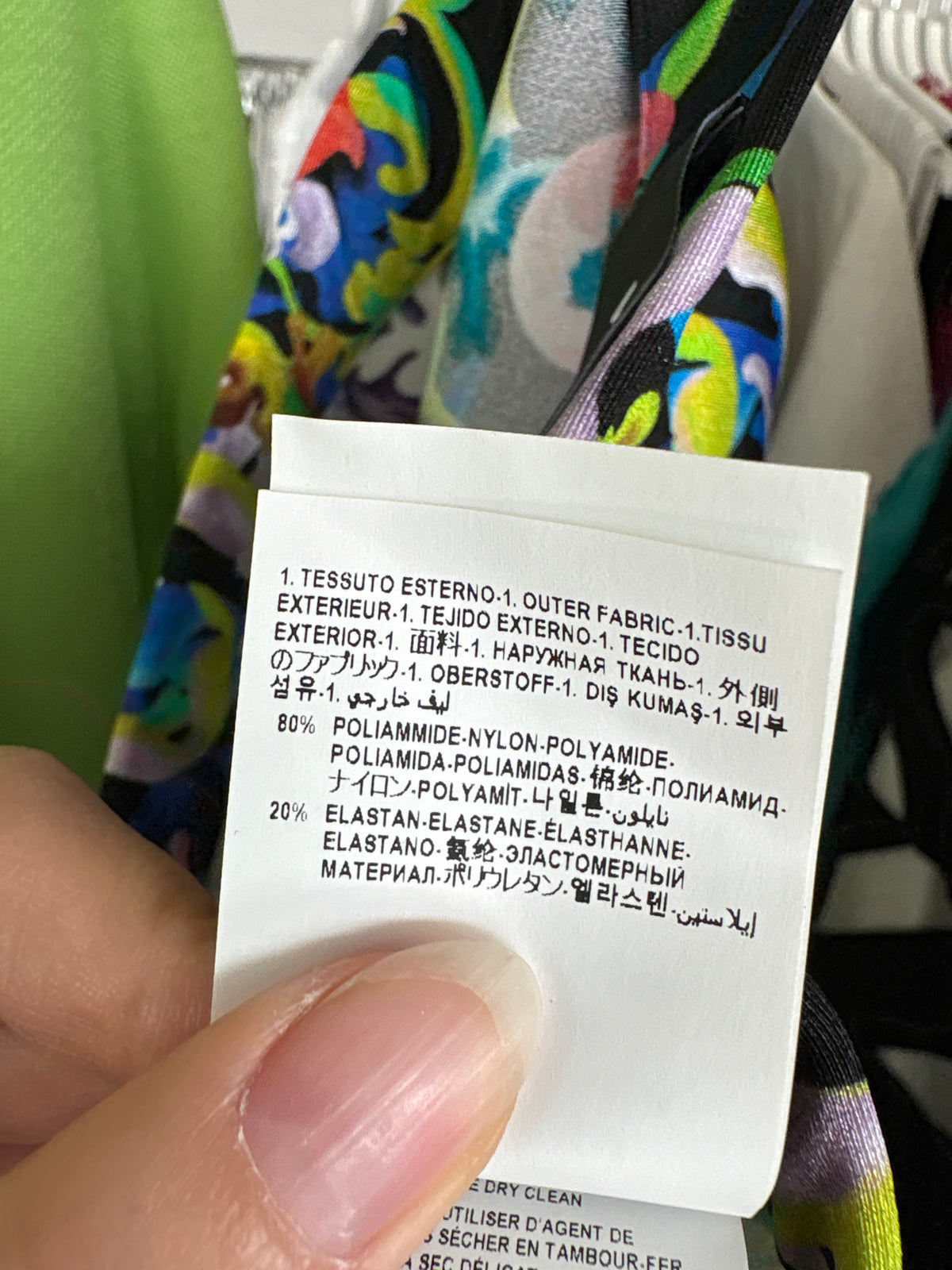 Colanți statement Versace cu print specific brandului noi