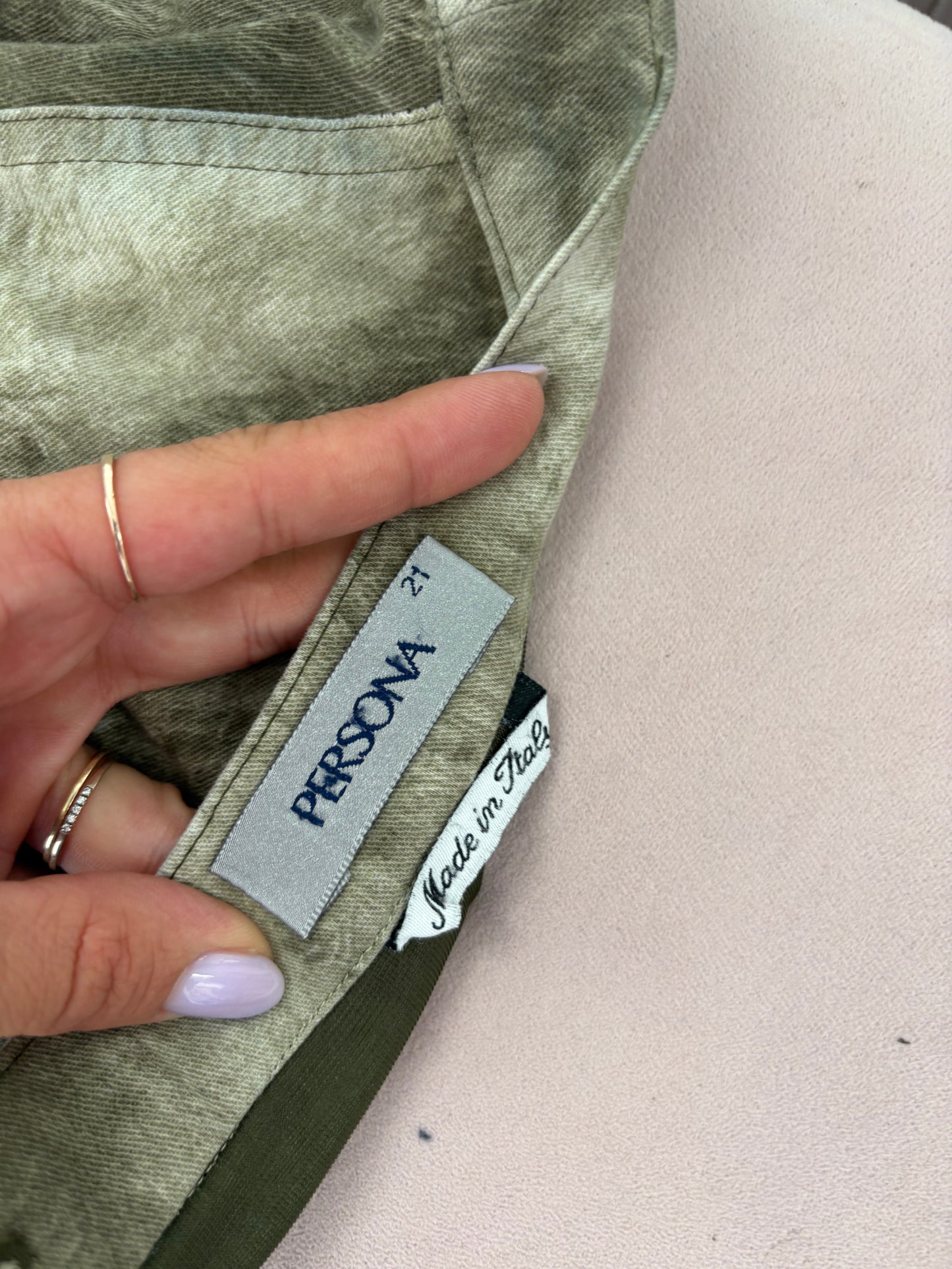 Fustă italiană din jeans de vară modelator luxury Marina Rinaldi