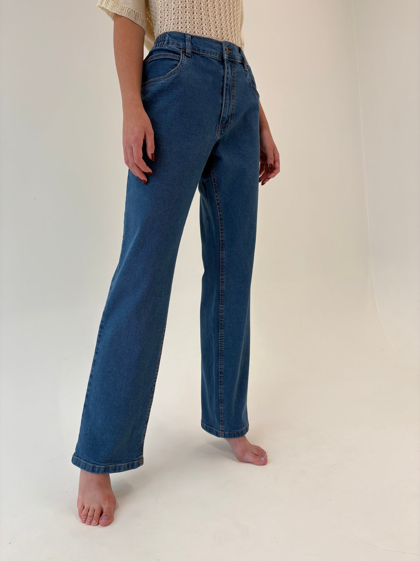 Jeans vintage tall straight leg uitat confort modelatori