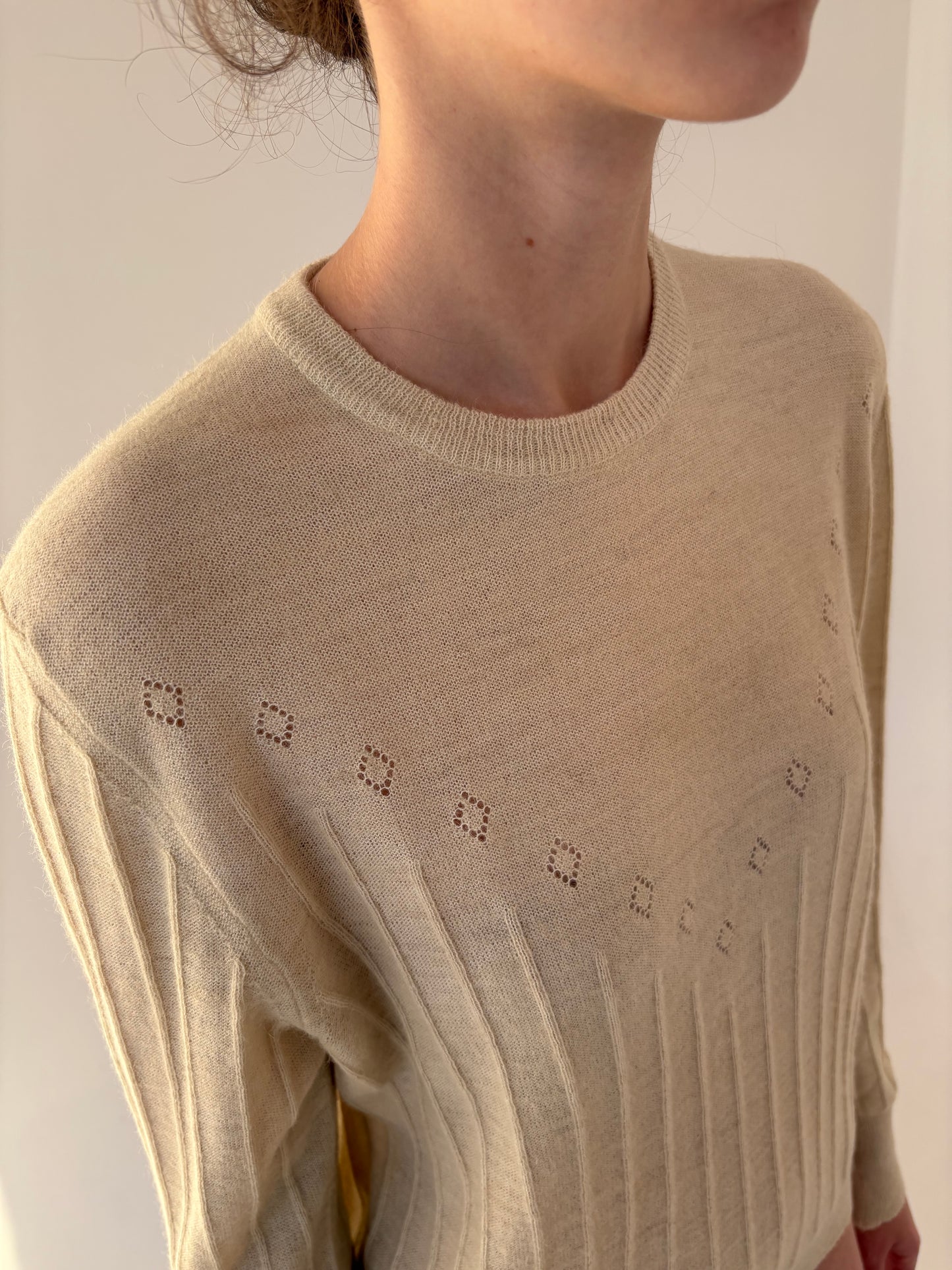 Pulover vintage italian high end din baby mohair