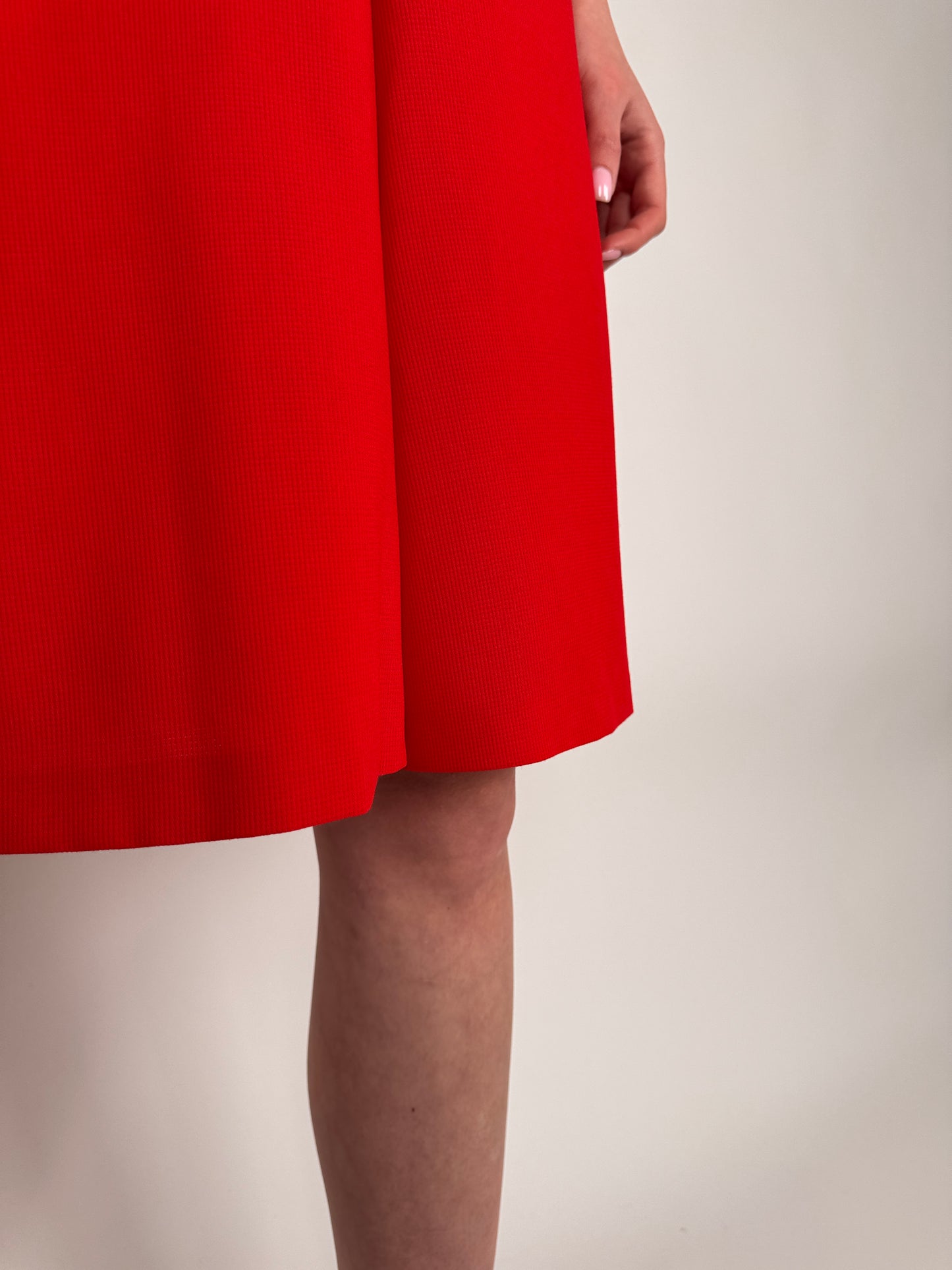 Deux piece vintage de brand luxury Louis Feraud cherry red