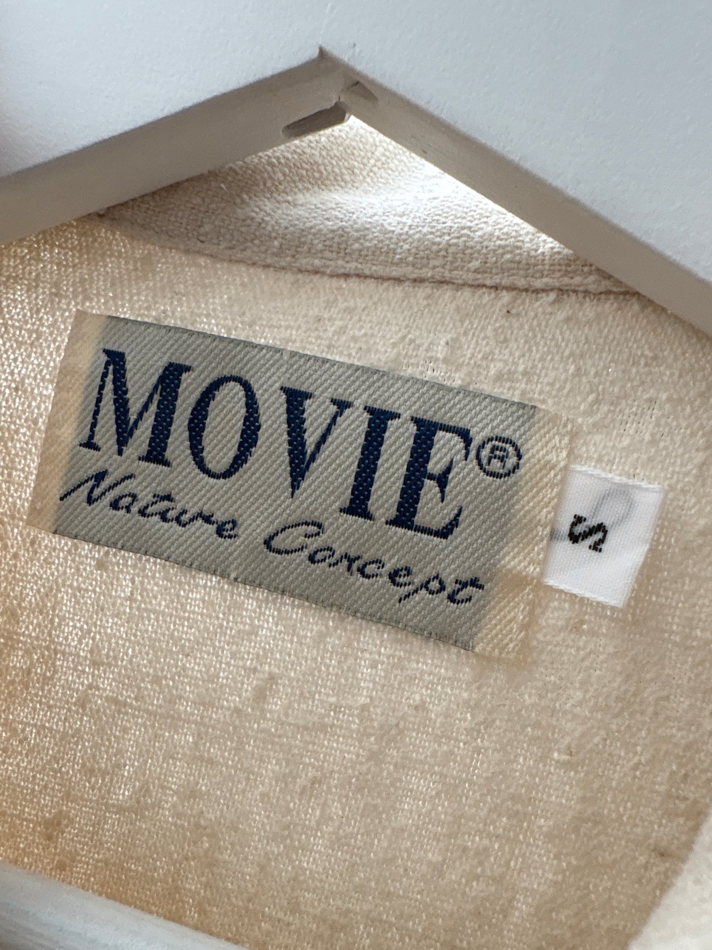 Cămașa vintage din mătase naturală raw în croi oversized minimalist