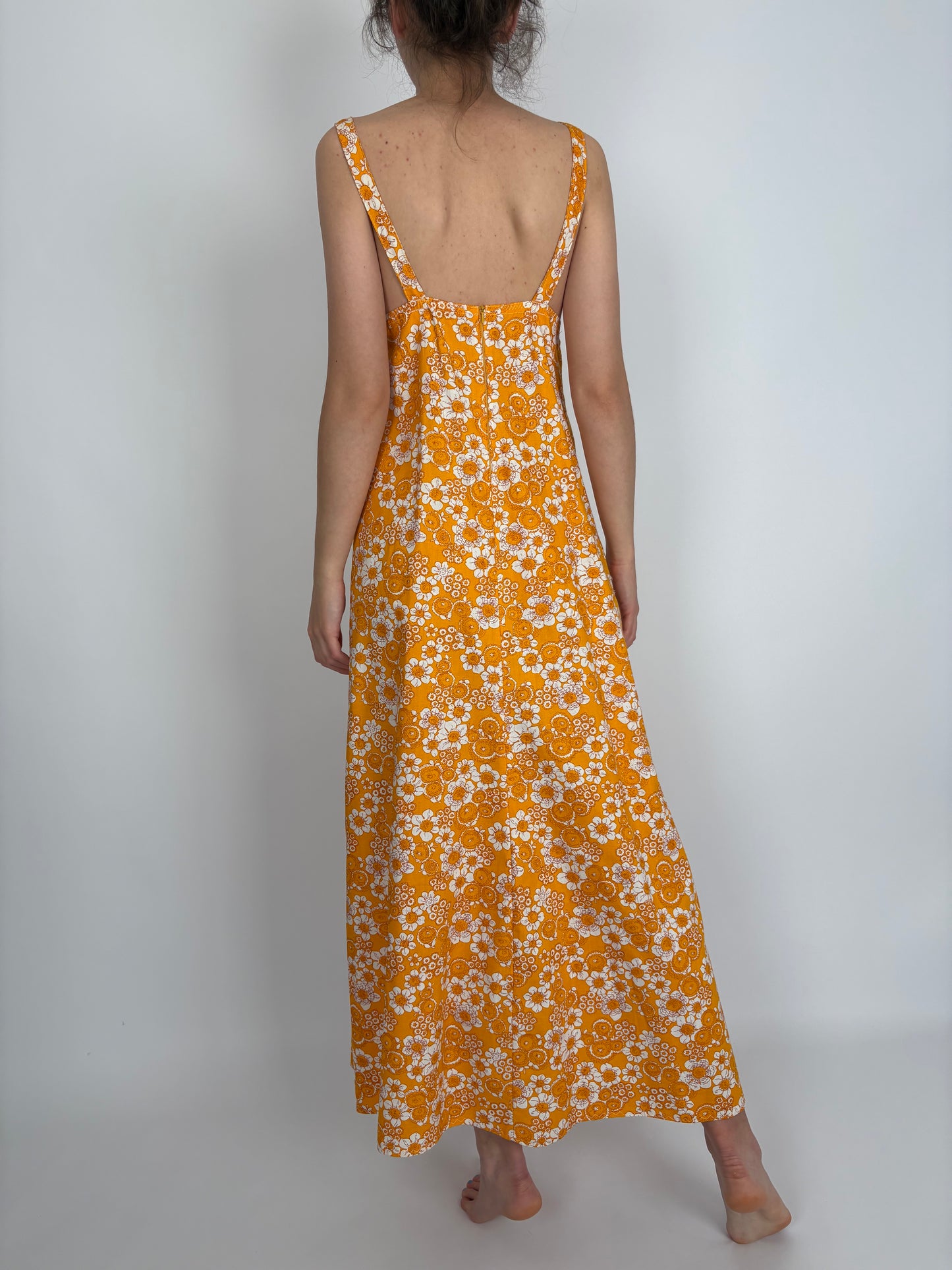 Rochie vintage maxi în croi de ani 60