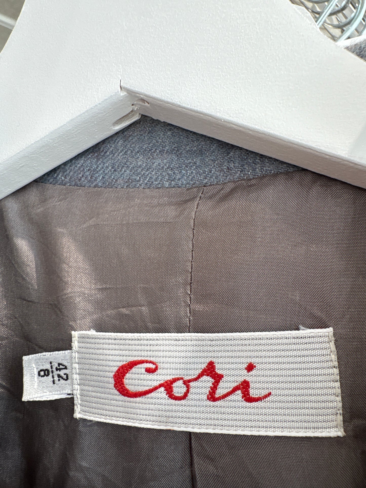 Sacou baby Blue de brand luxury italian din lana extrafina pura certificată