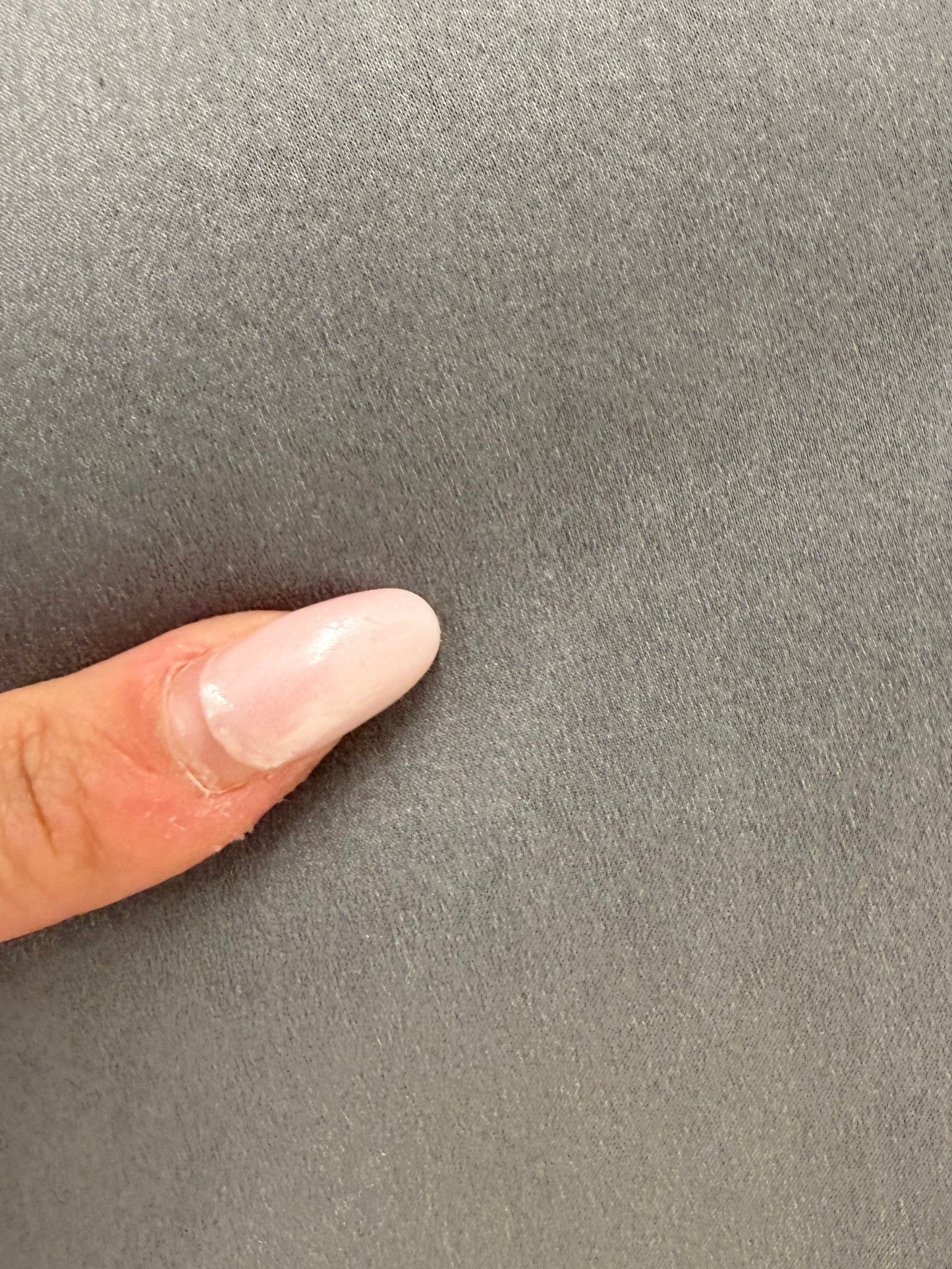 Top ultra luxury Fabiana Filippi din mătase matuala silver gray în croi minimalist