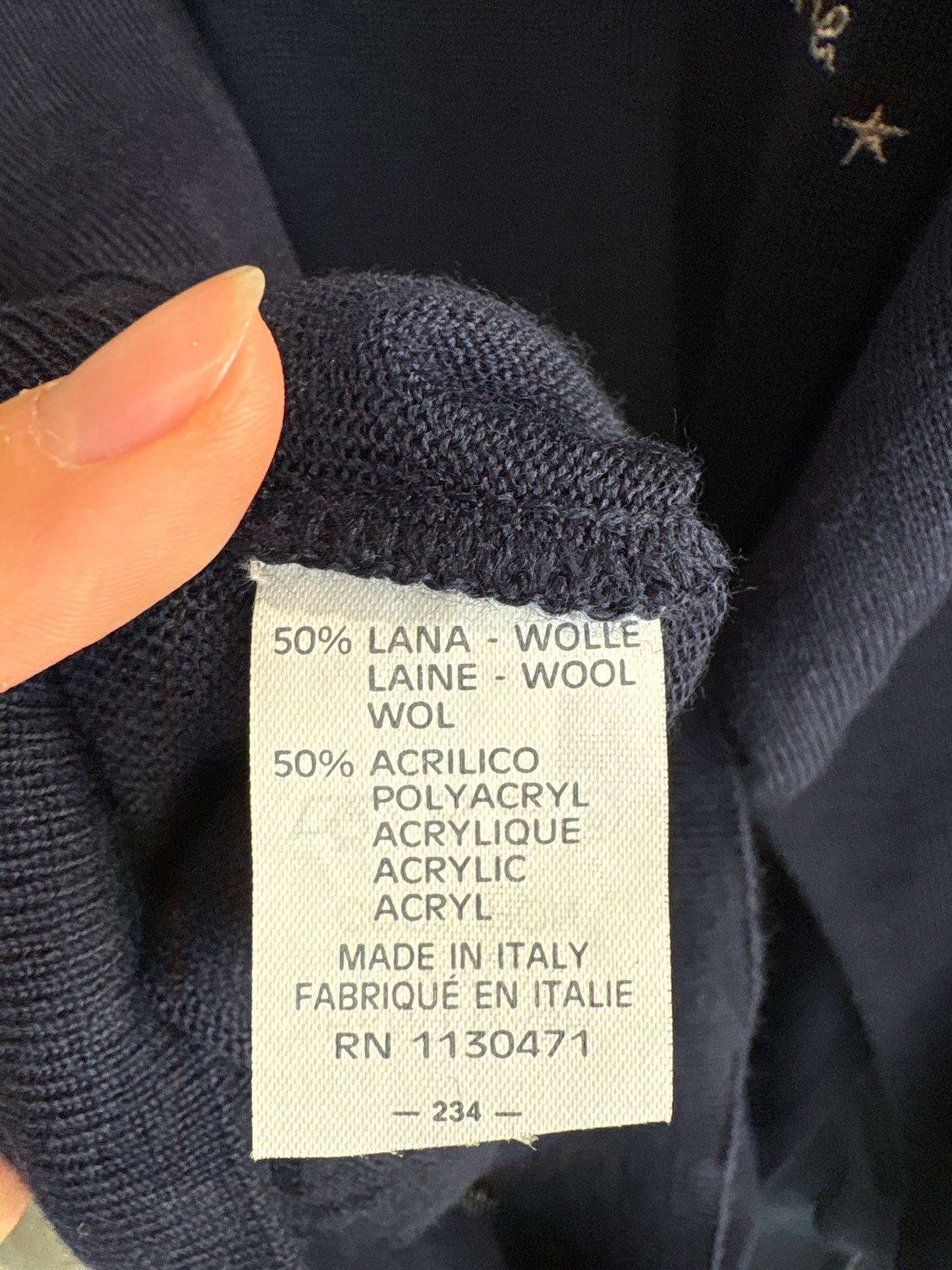Pulover vintage premium nou italian din mix de lana extrafina