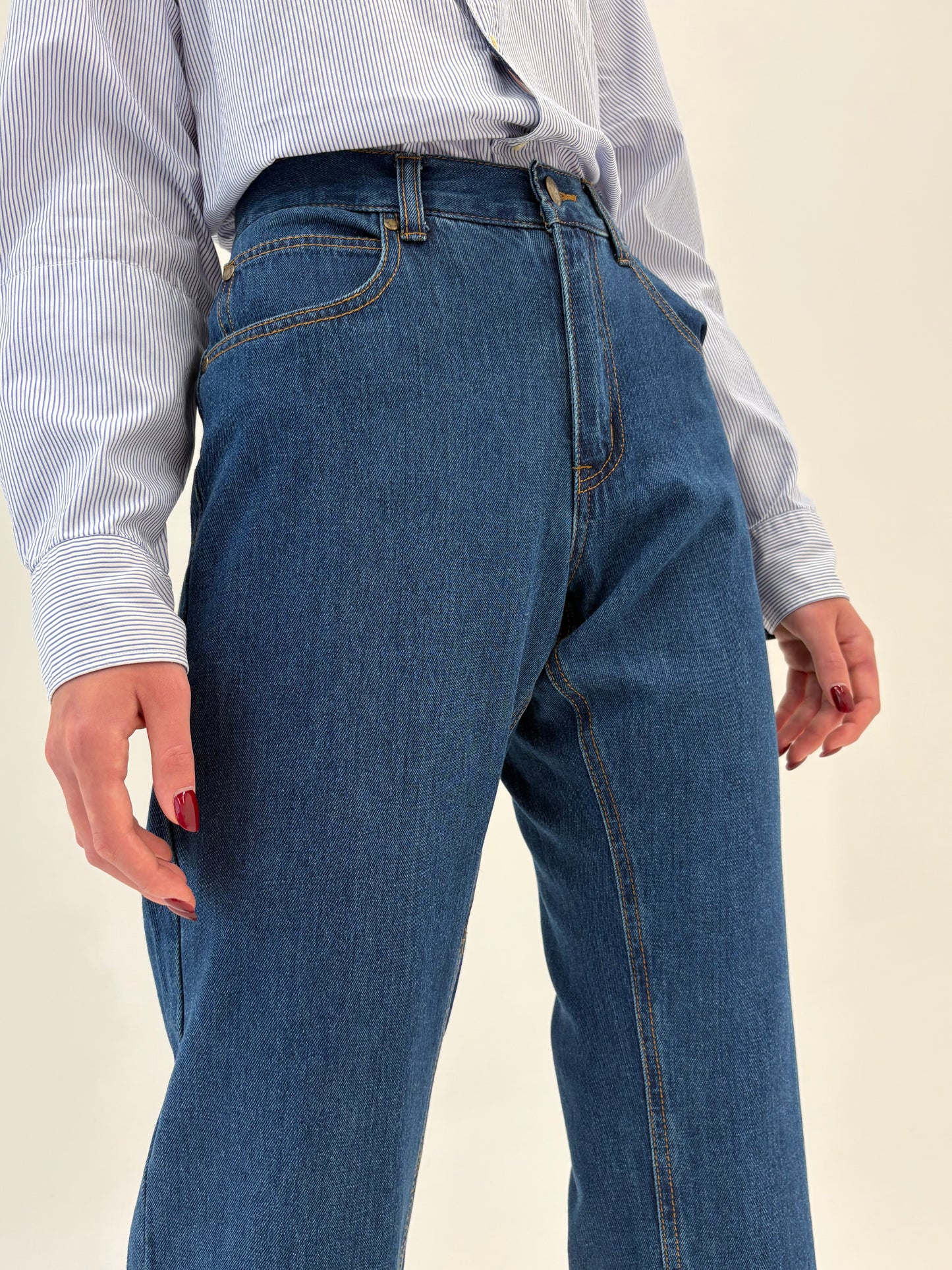 Jeans vintage tall darker wash straight leg