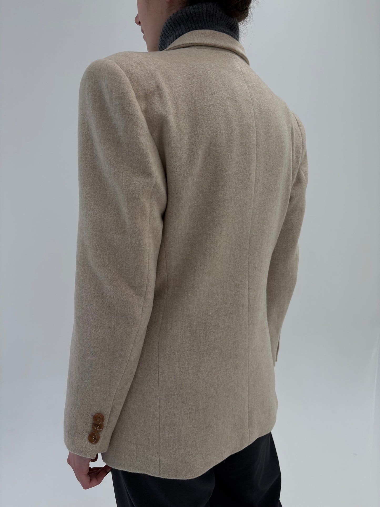 Sacou ultra luxury Loro Piana din stofă 100% cașmir