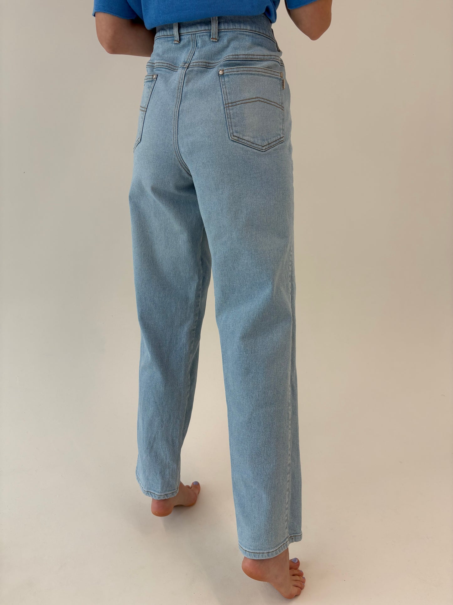 Jeans vintage premium ultra modelatori tall cu talie înaltă