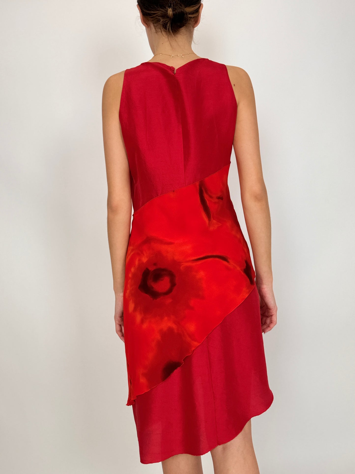 Rochie luxury couture Romeo Gigli din mătase naturală