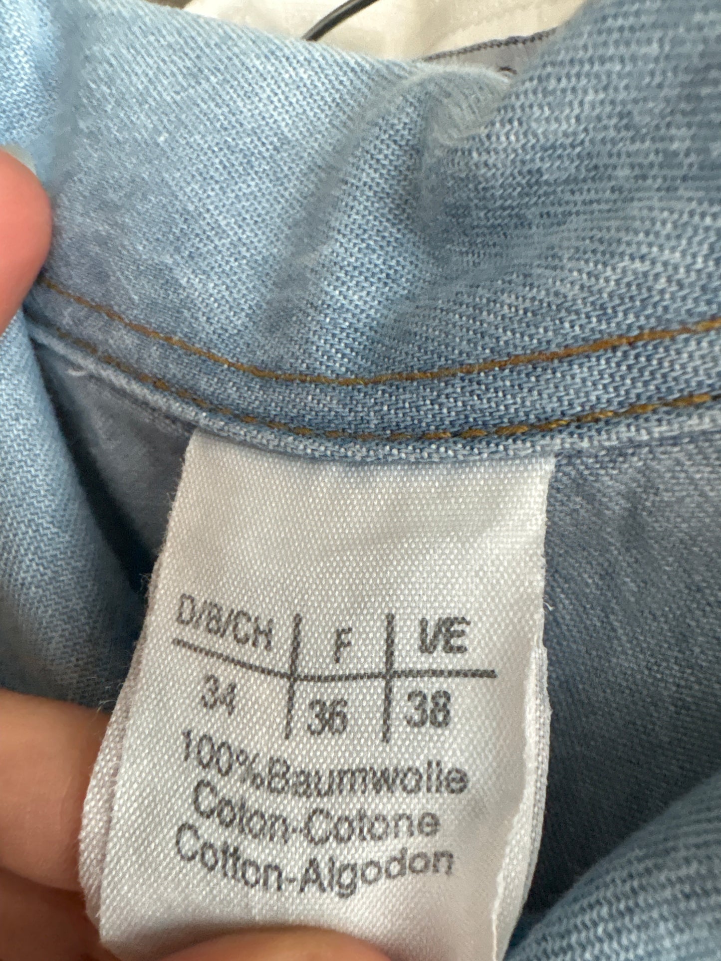 Rochie vintage maxi din jeans moale in croi cambrat light wash