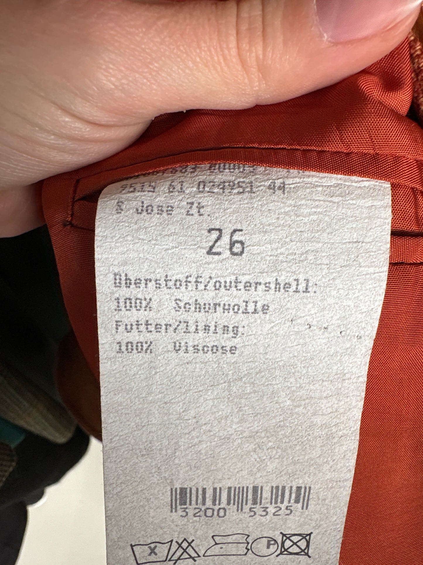 Sacou din tweed Chevron în culoare superbă din lana shetland