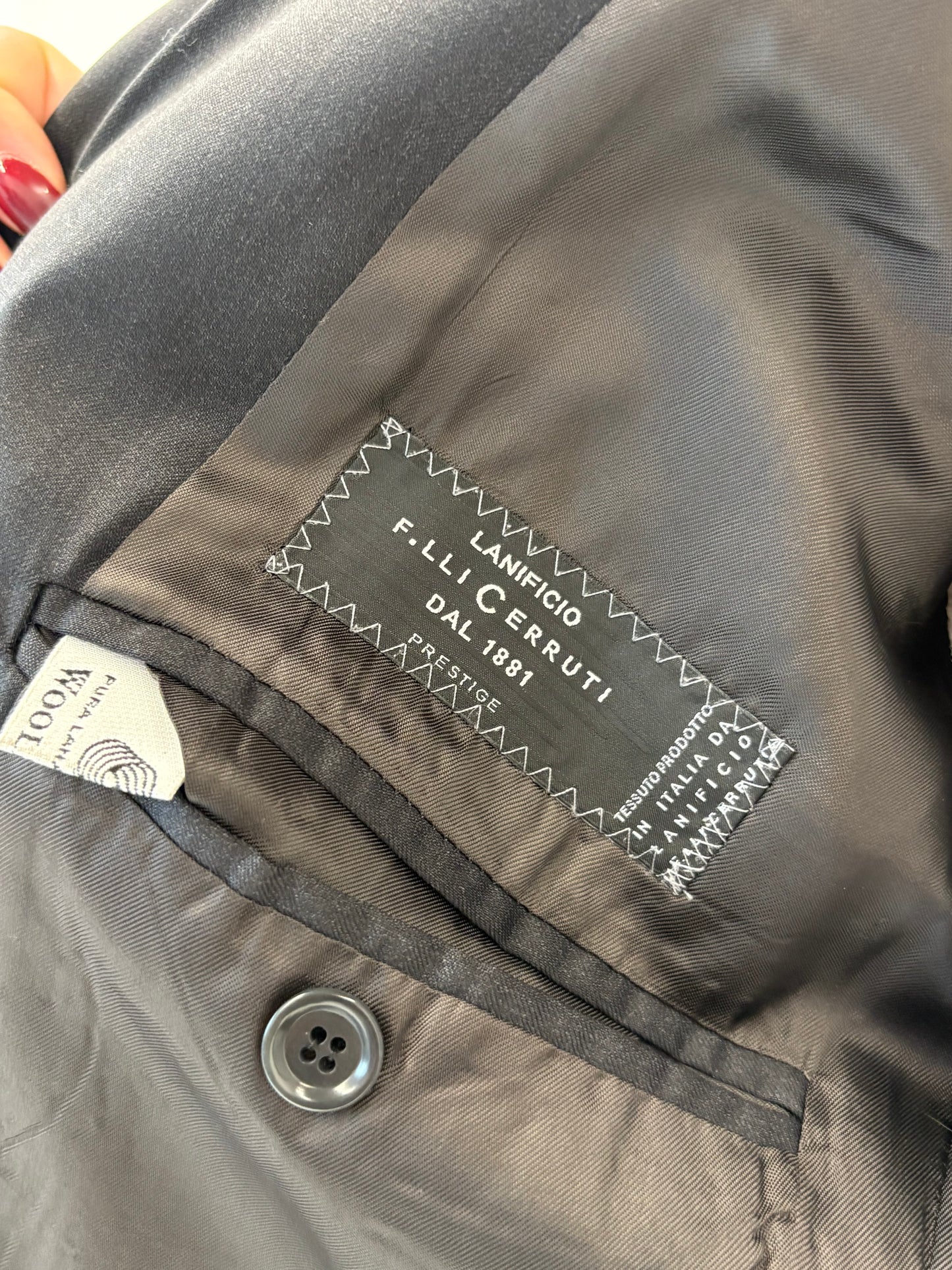 Sacou de brand luxury Cerutti din stofă excepțională de lana extrafina