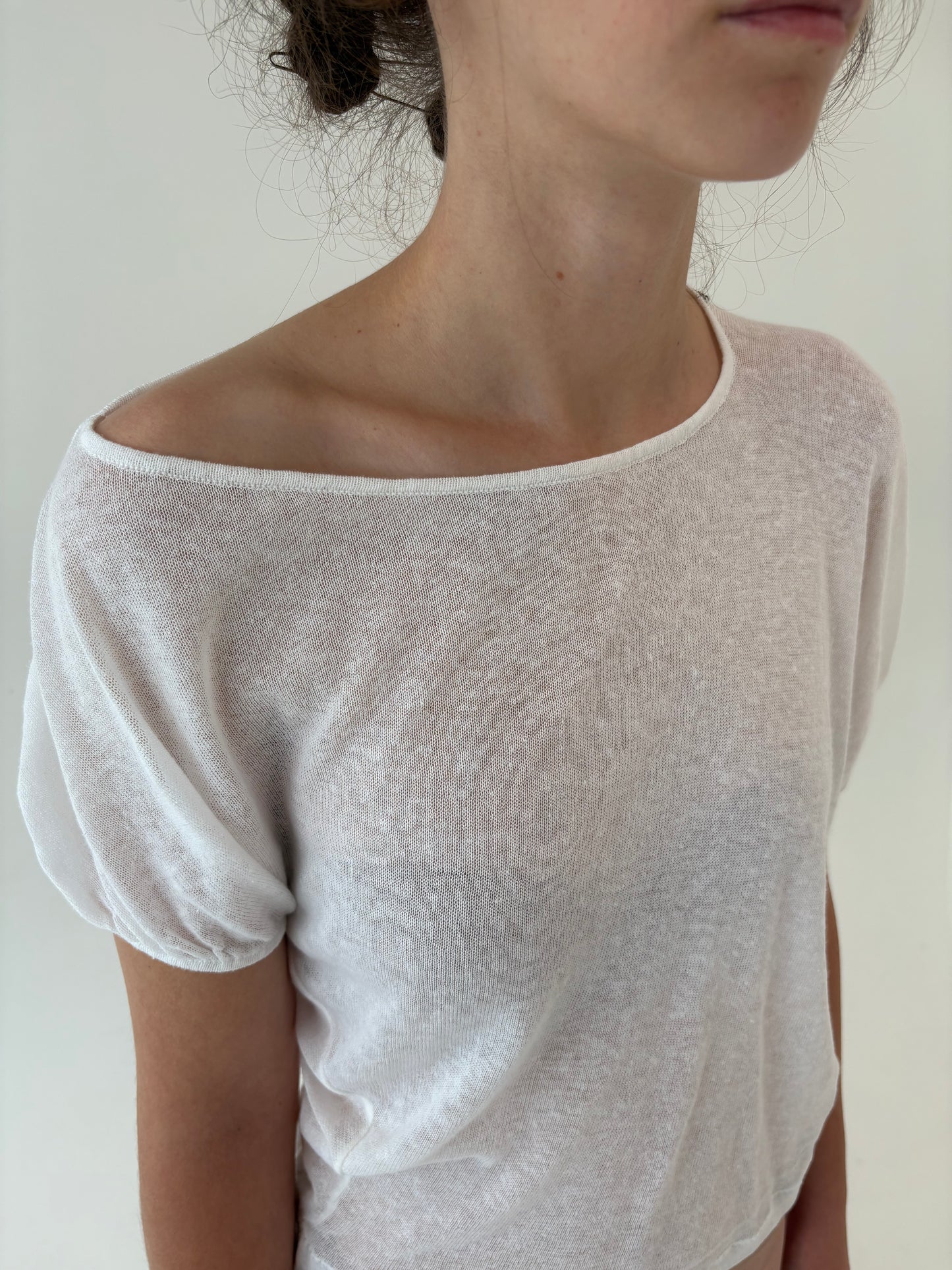 Top de brand super premium italian Twin Set din jerse de bumbac