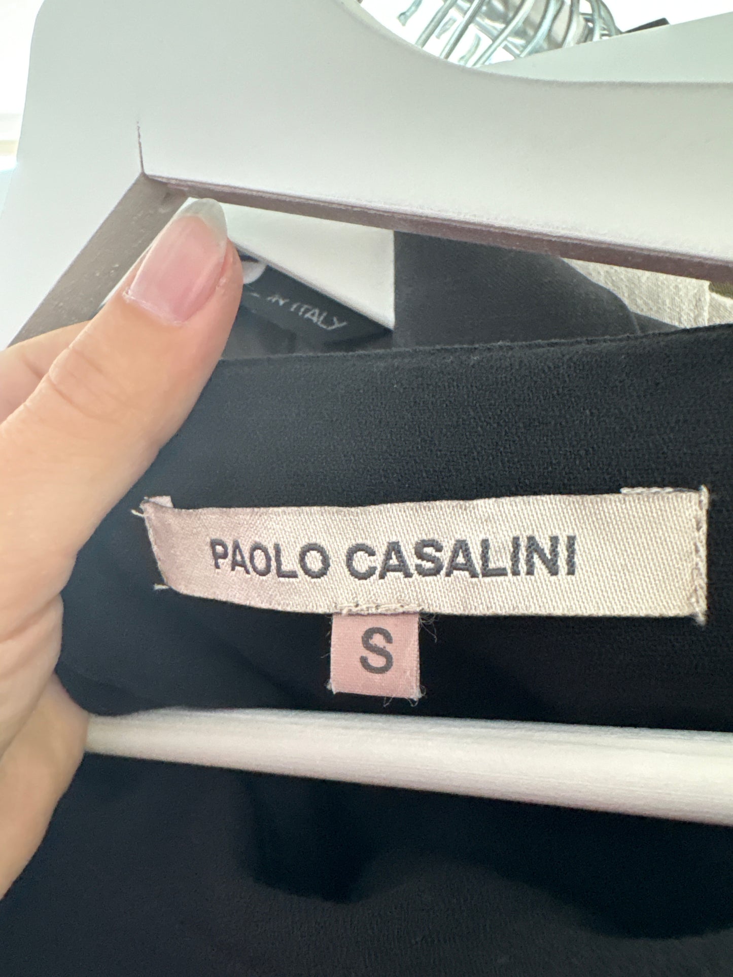 LBD mini italian în croi chis cu pliseuri