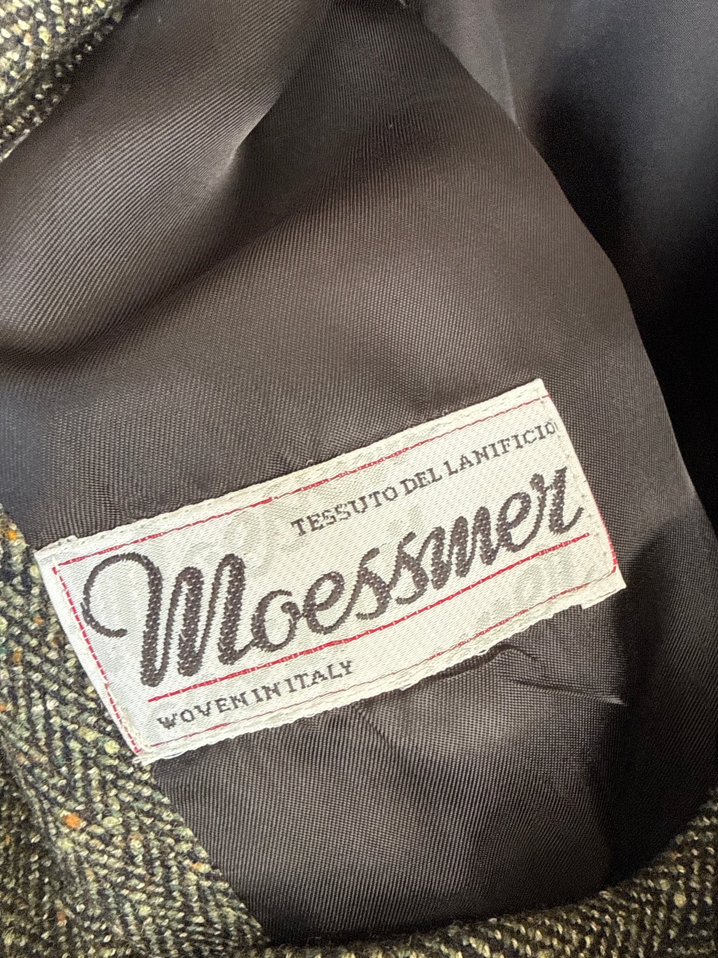 Sacou petite în croi ușor cambrat din stofă melanj de lana și cupro în culori superbe