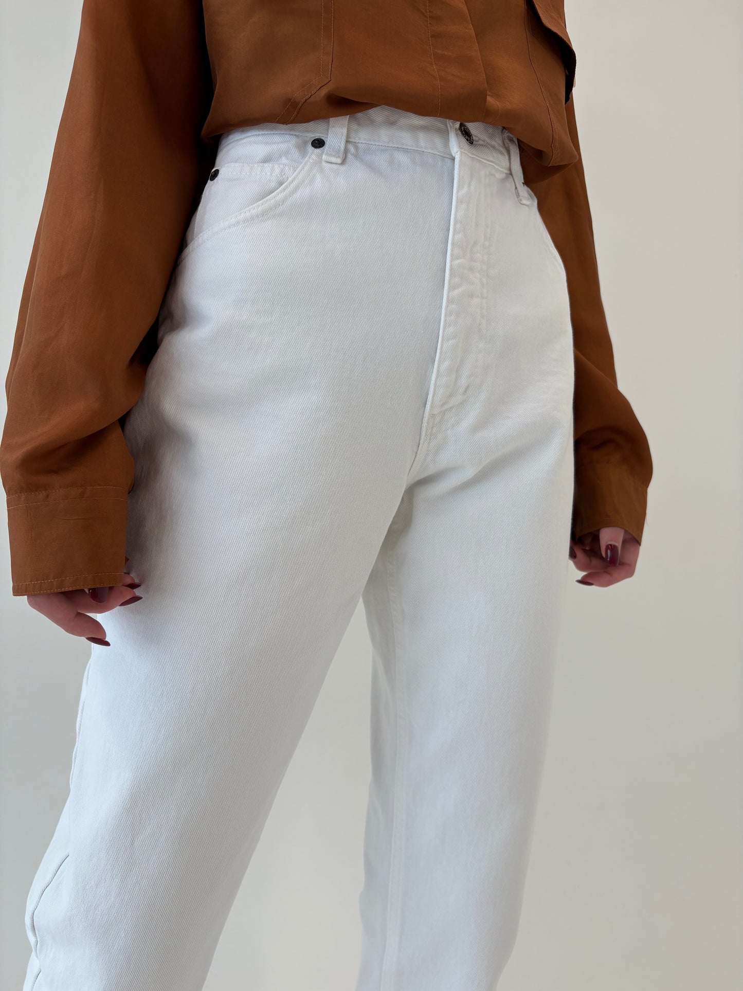 Jeans vintage premium tall cu talie ultra înaltă în croi clasic
