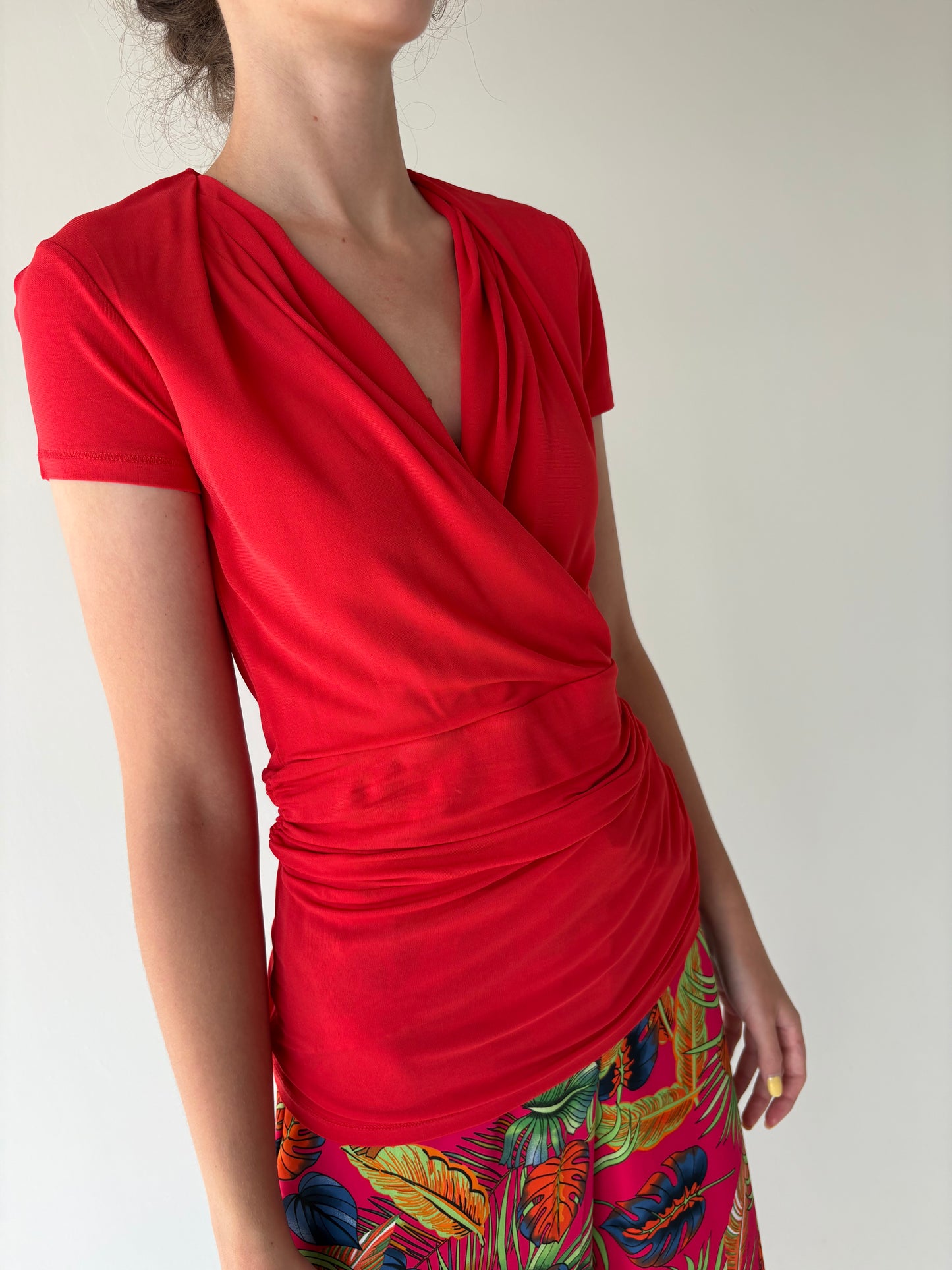 Top petrecut Marella by Max Mara coral red