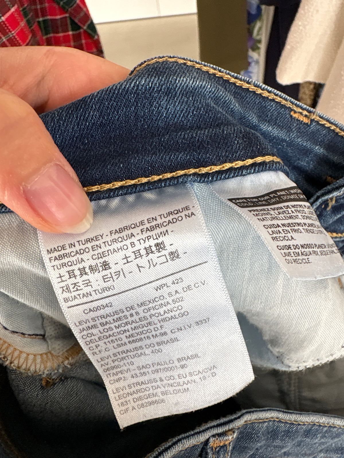 Jeans tall Levi’s ultra confort modelatori classic wash