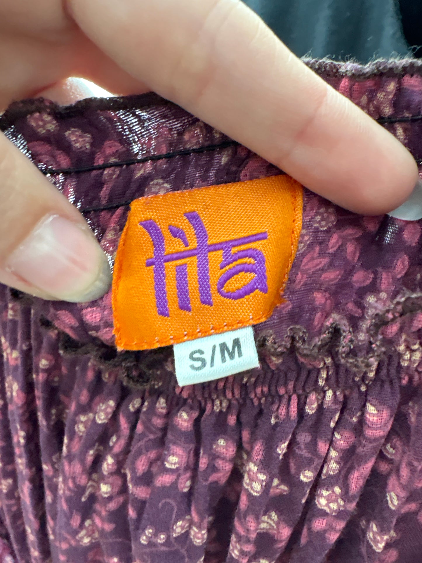 Rochie boho maxi din cea mai fină panzica de bumbac cu gust drapat