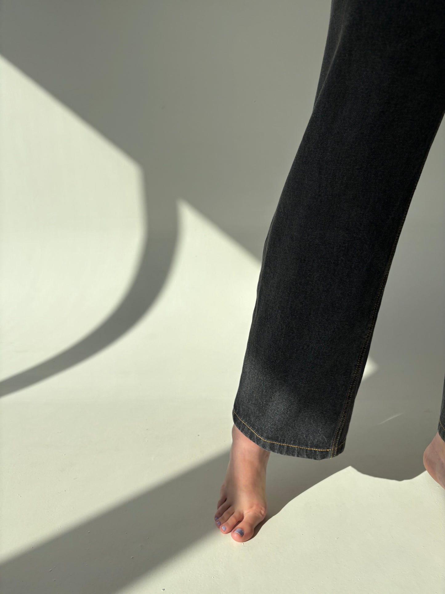 Jeans vintage premium plus size tall cu talie mai generoasă