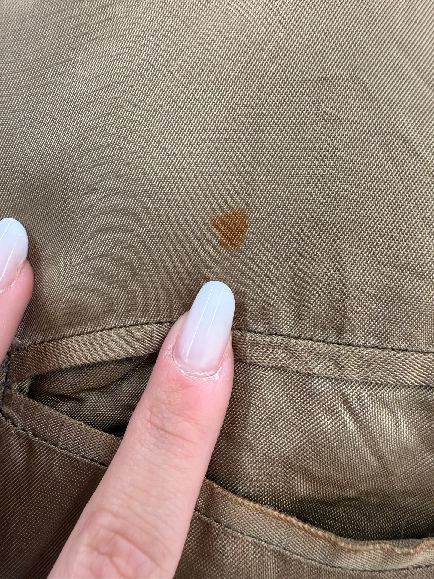 Sacou petite italian din tweed de lana excepțională kaki în carouri fine oranj