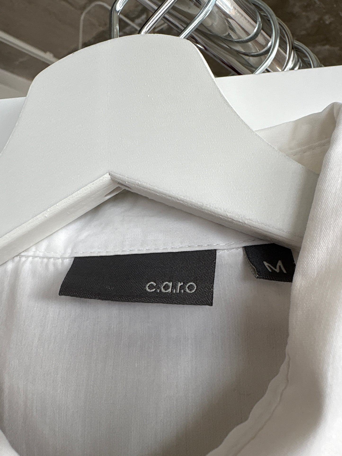 Cămașa din poplin premium ușor strech cu pliseuri decorative