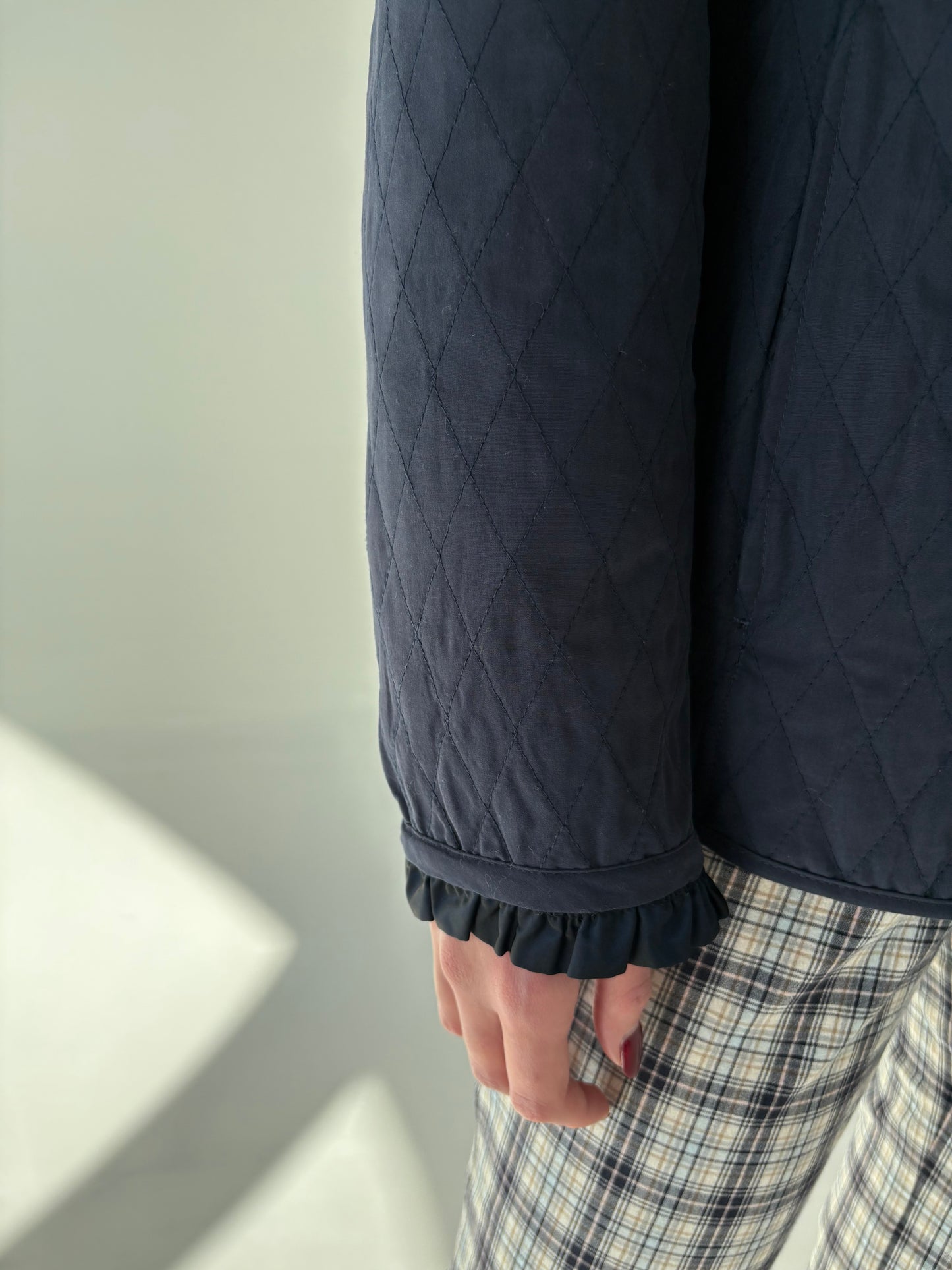 Jacheta matlasata smart casual  Navy blue