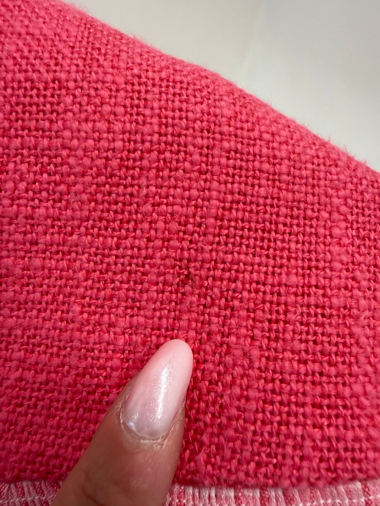 Rochie vintage maxi cu corsaj Barbie pink din pânză de in și bumbac