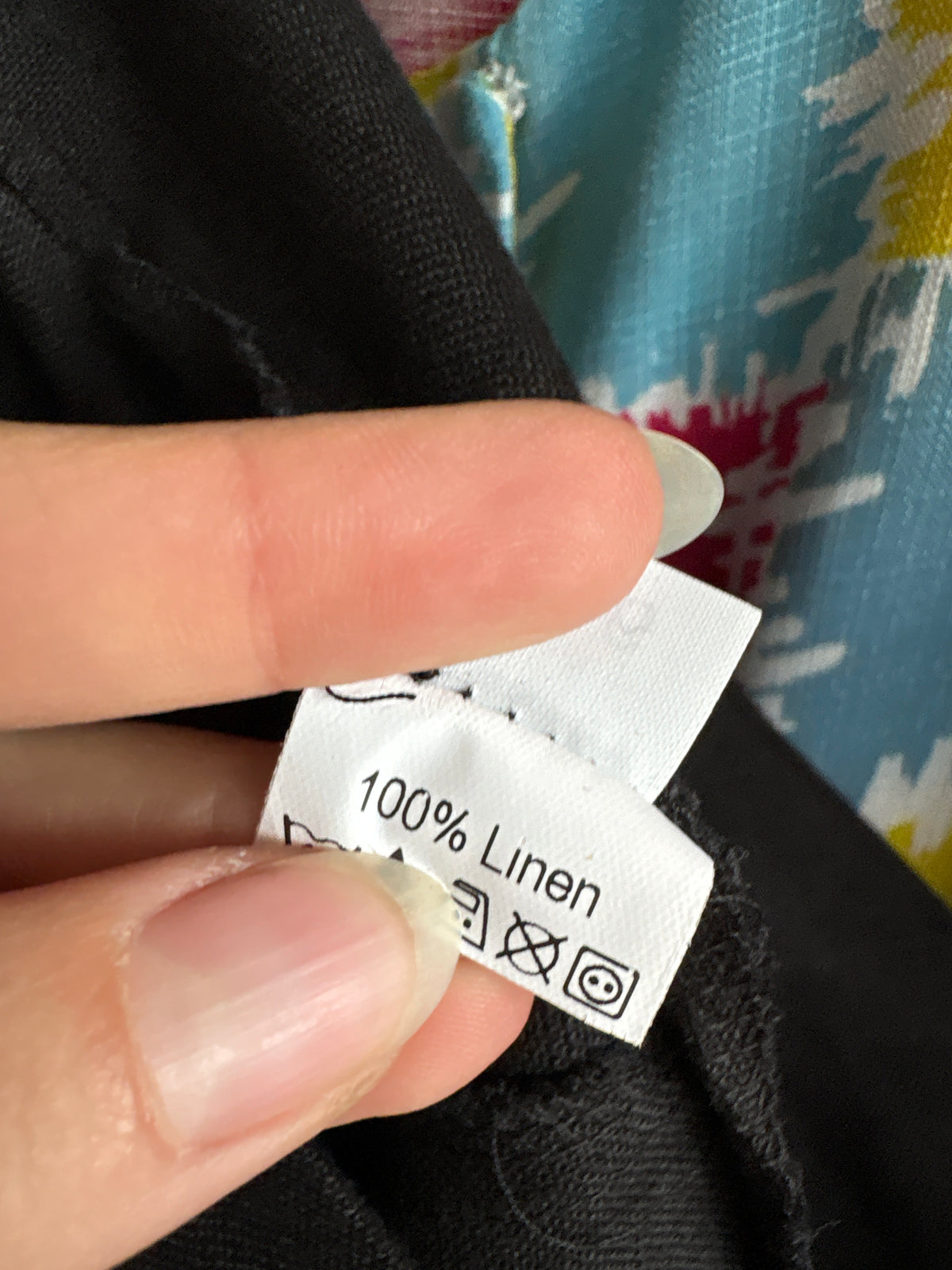 Fustă maxi din in neagră in croi minimalist cu talie înaltă