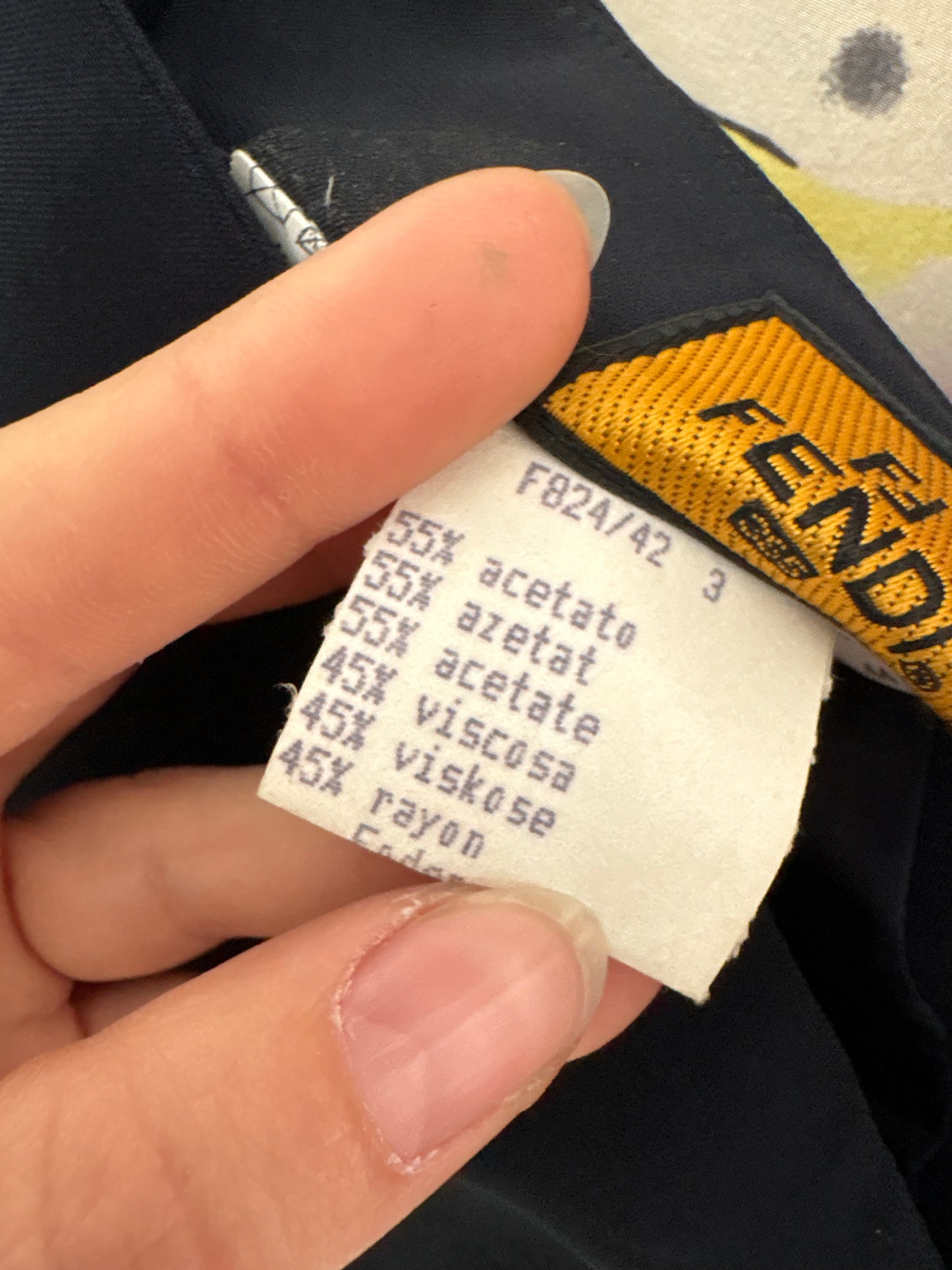 Fustă Fendi creion cu talie ultra înaltă