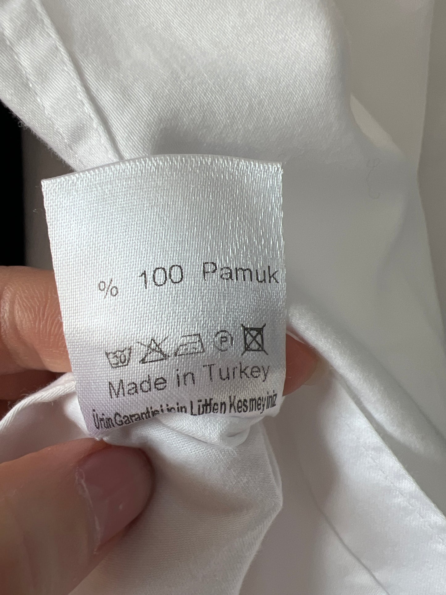Cămașa tall cu butoni din poplin premium de bumbac