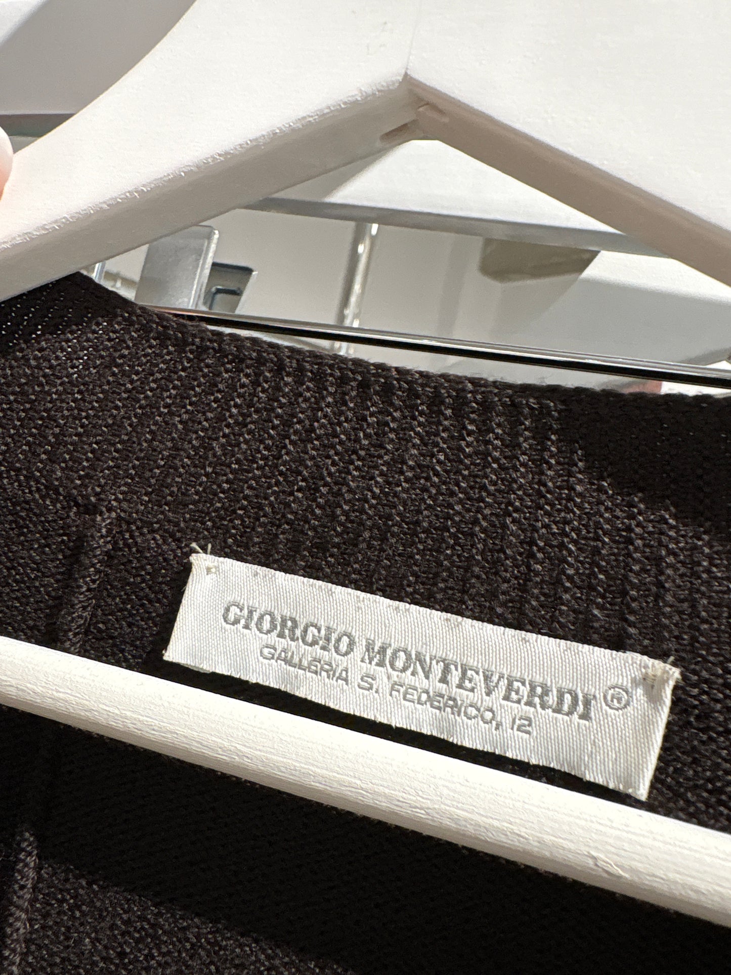 Cardigan italian din lana merino certificată chocolate brown