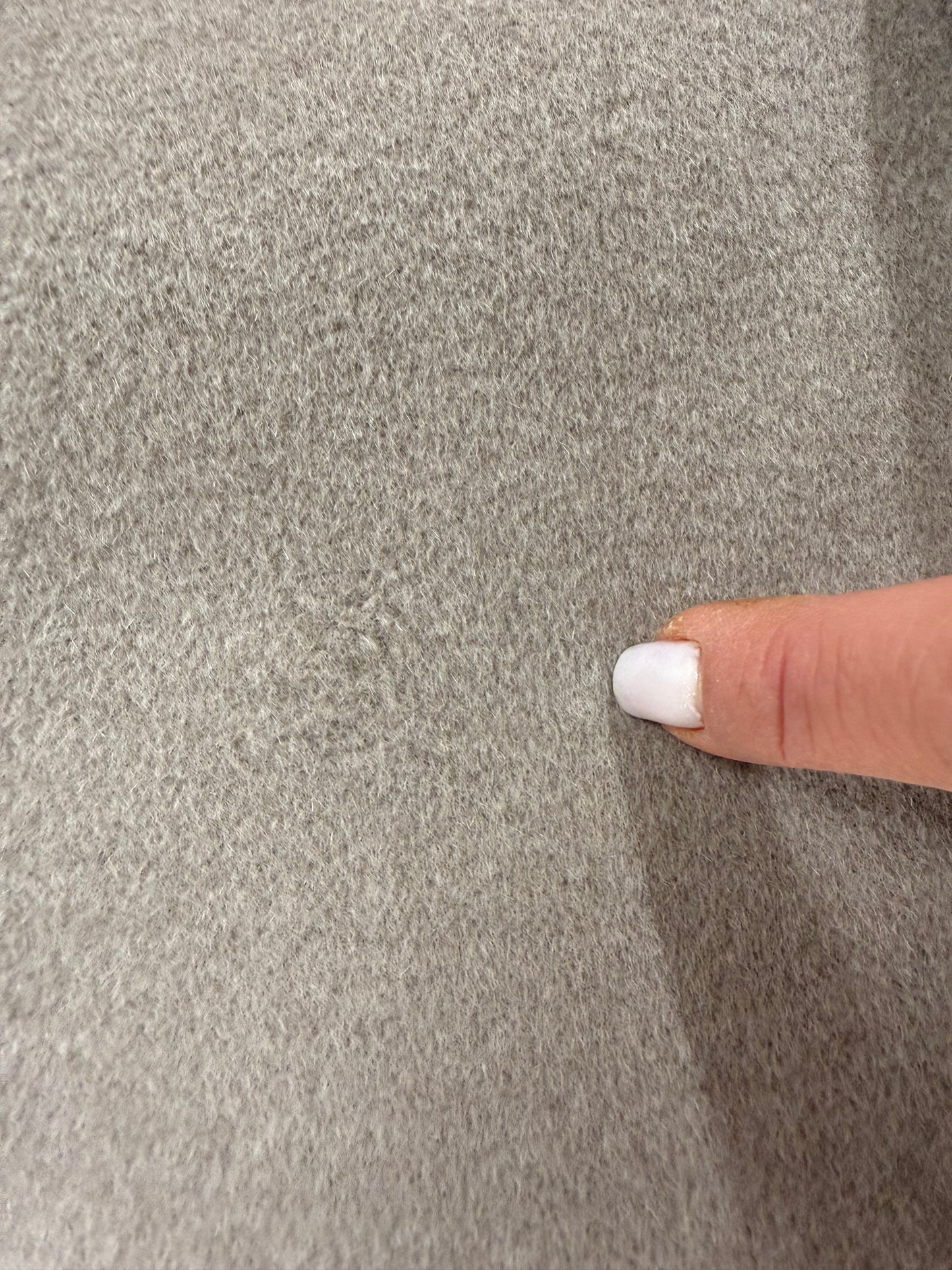 Palton de brand super premium Hobbs warm gray din lana extrafina