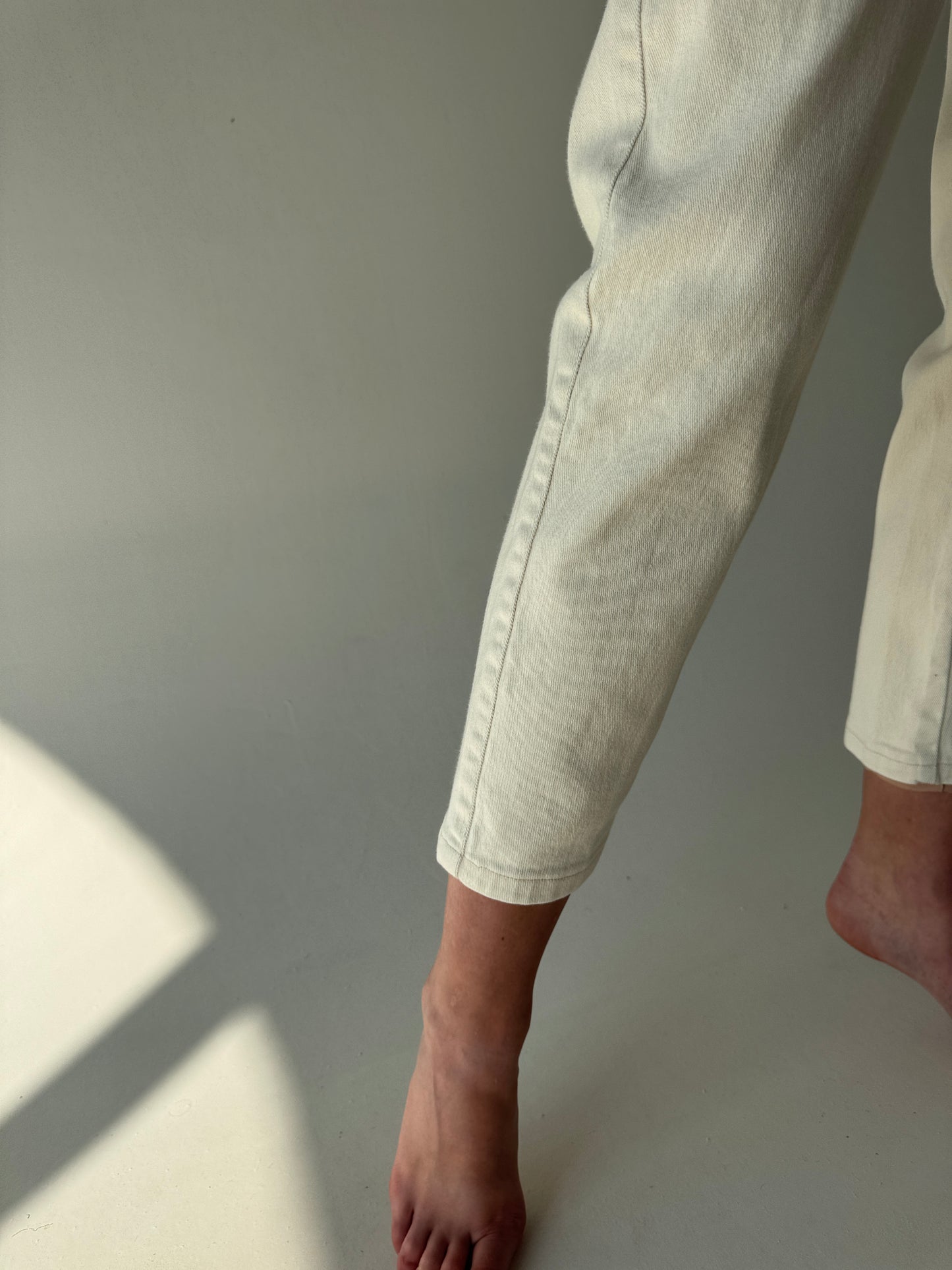 Jeans vintage modelator butter white ultra confort mom fit