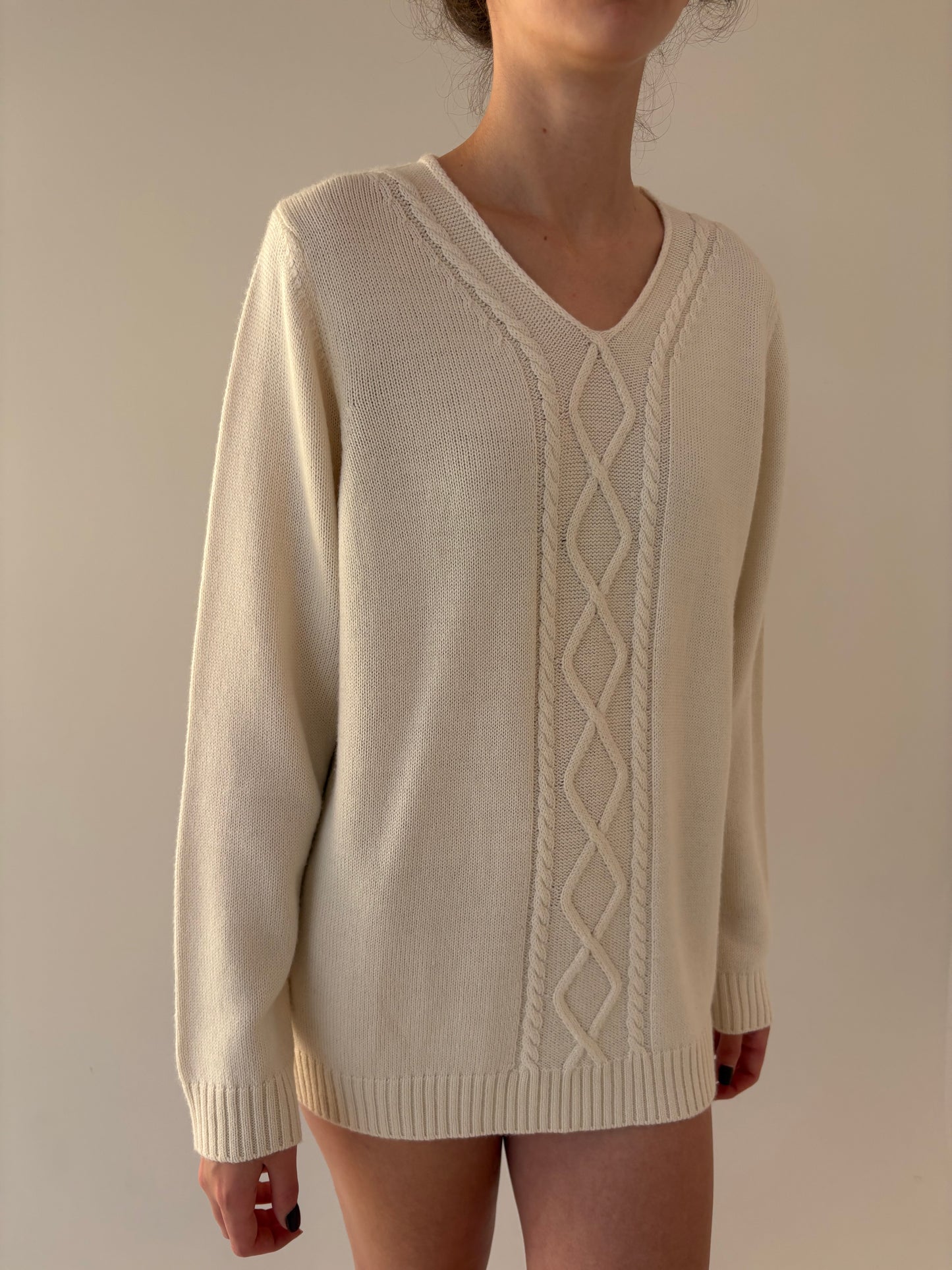 Pulover de brand luxury plus size Elena Miro din lana merino extrafina