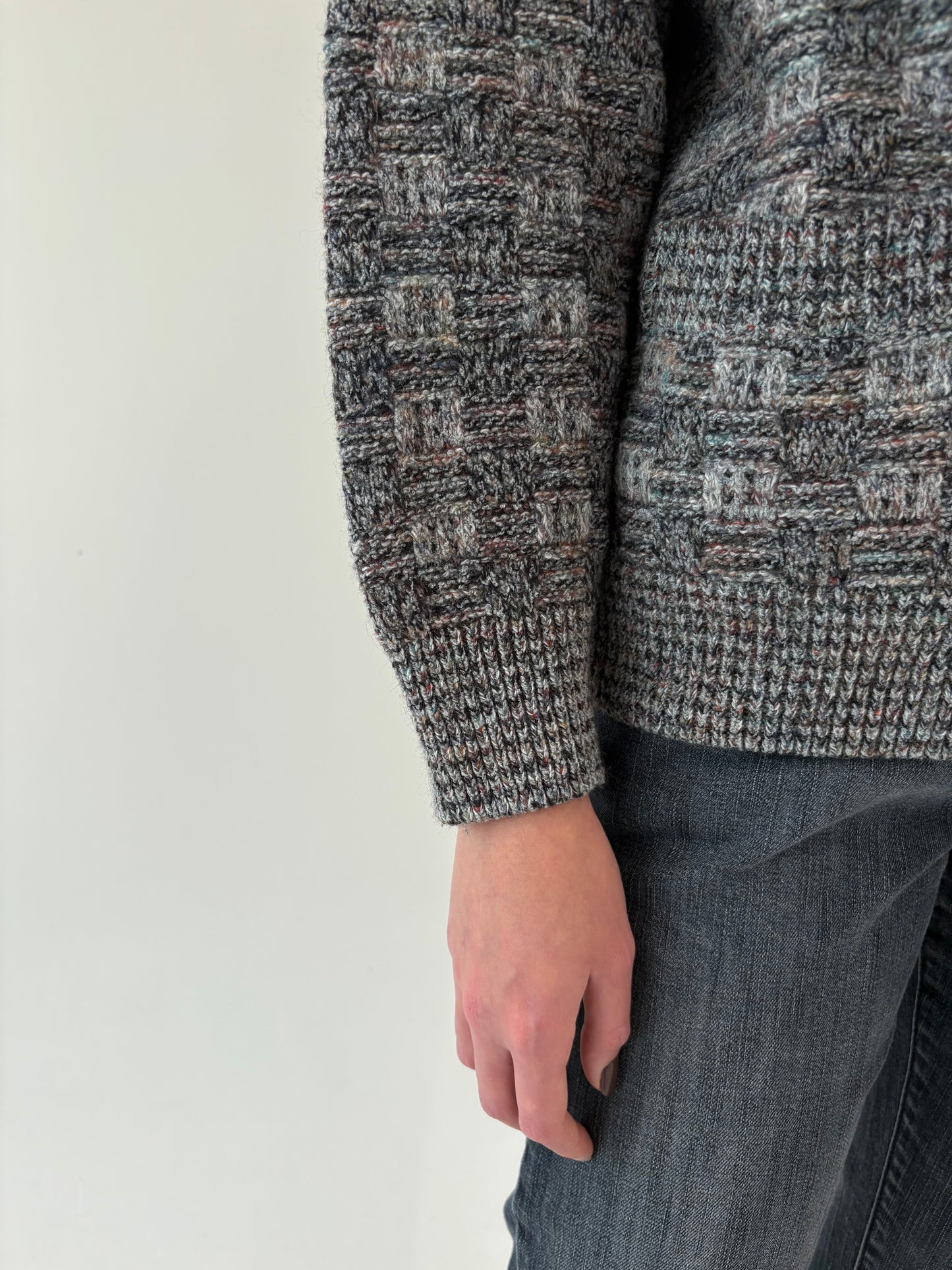 Cardigan ultra luxury Missoni tip jachetă din lana super groasă