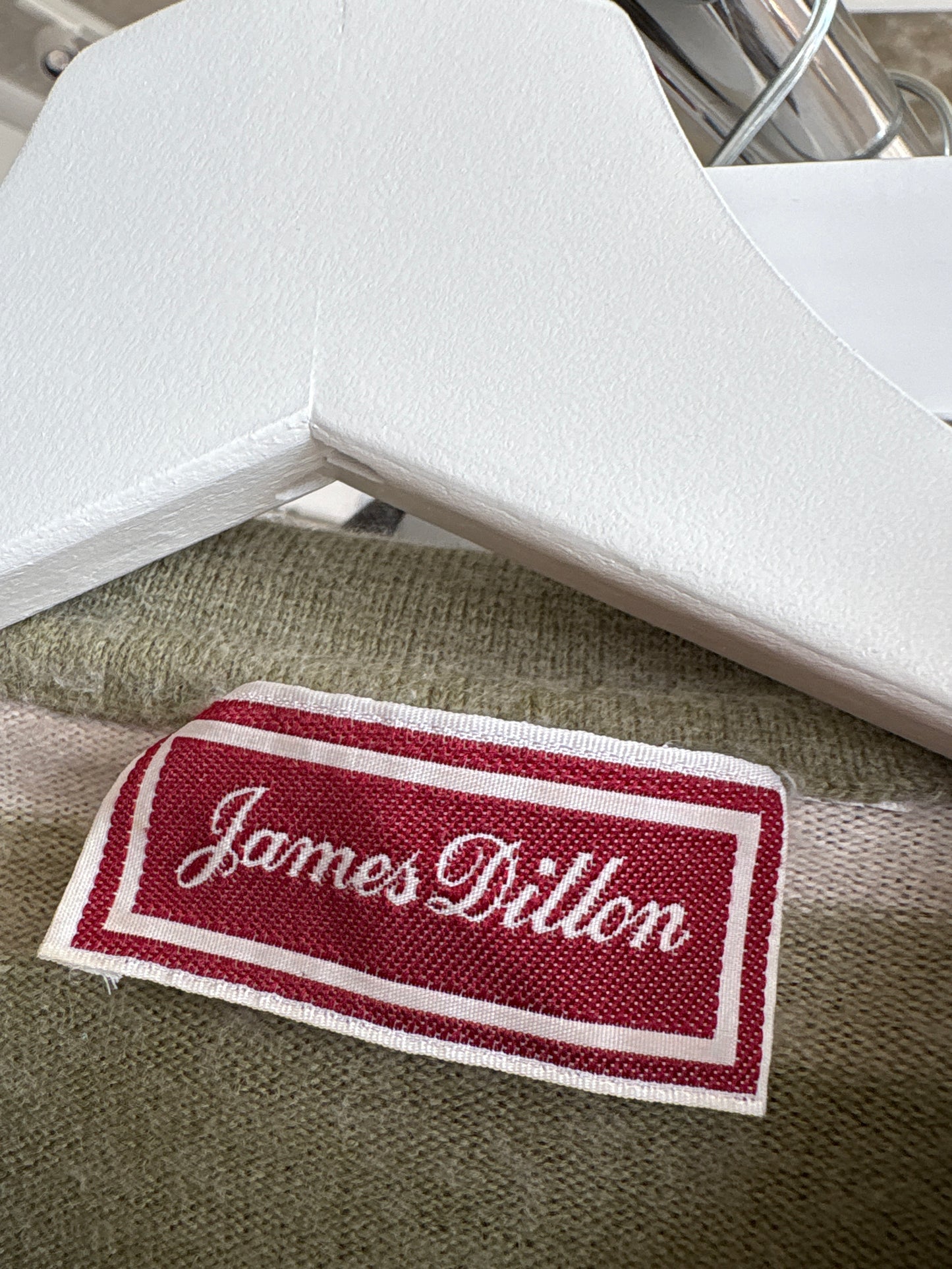 Pulover vintage polo din lana extrafina de gramaj mare și manșete îngustate