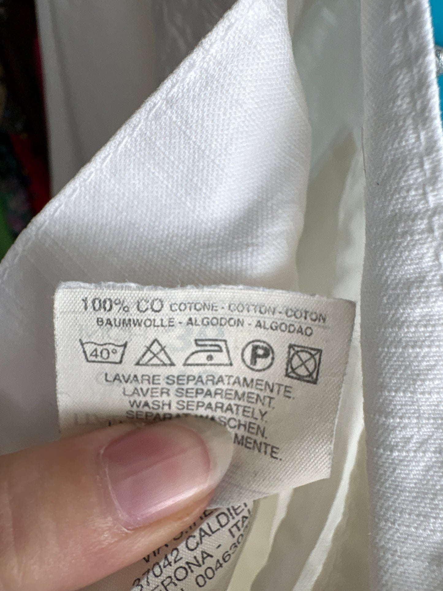Jeans alb de vară premium italian în croi clasic