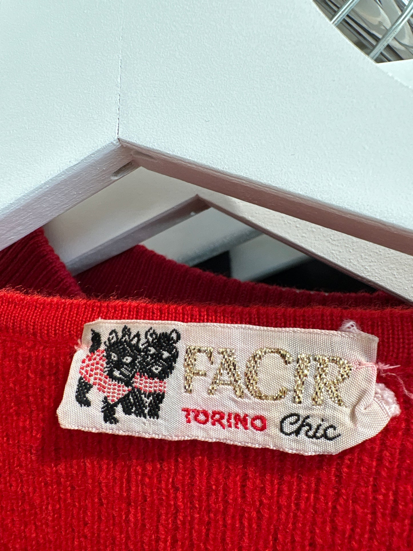 Cardigan vintage tip jachetă italian din lana luxury de gramaj mare cu aplicații