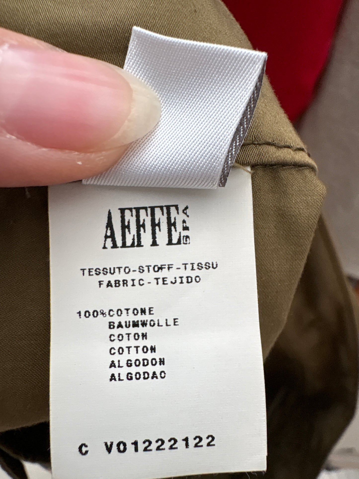 Fustă kaki Alberta Feretti din poplin de bumbac cu aplicații manuale si influente causal