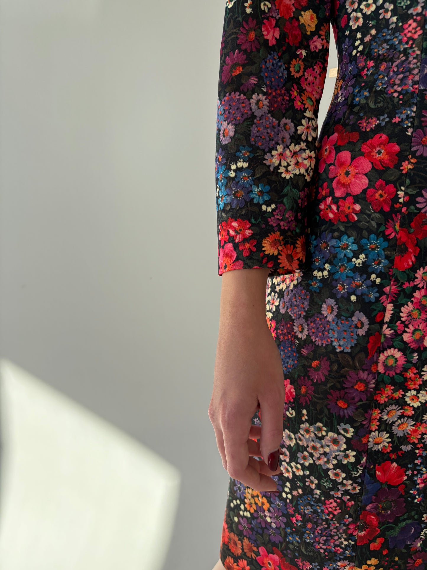 Rochie Old vintage cu print floral superb late 70s