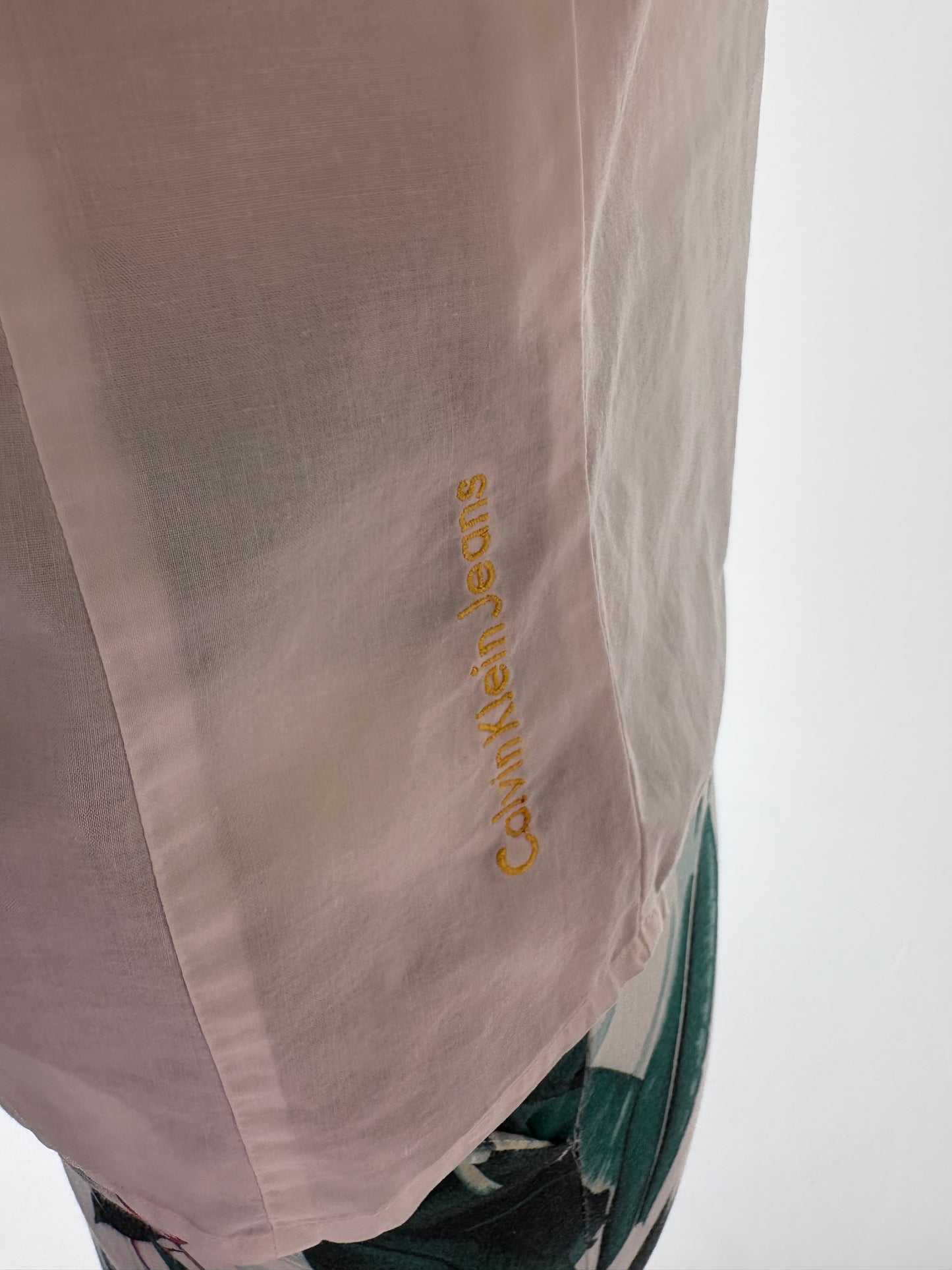 Cămașa Calvin Klein din poplin premium de bumbac