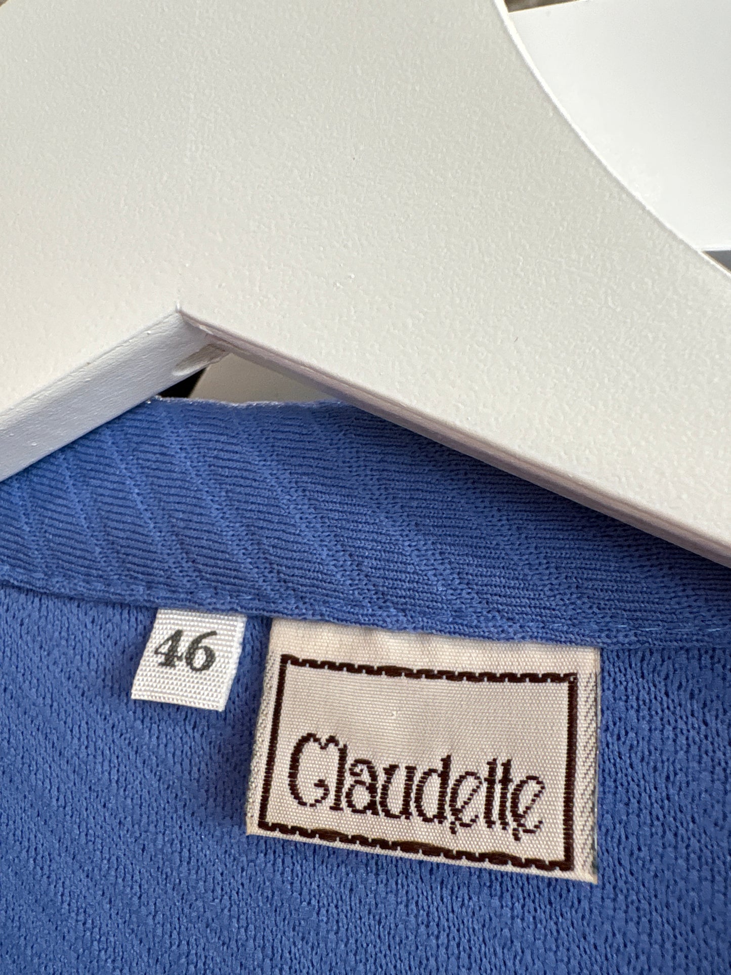 Halat vintage premium italian albastru ciel